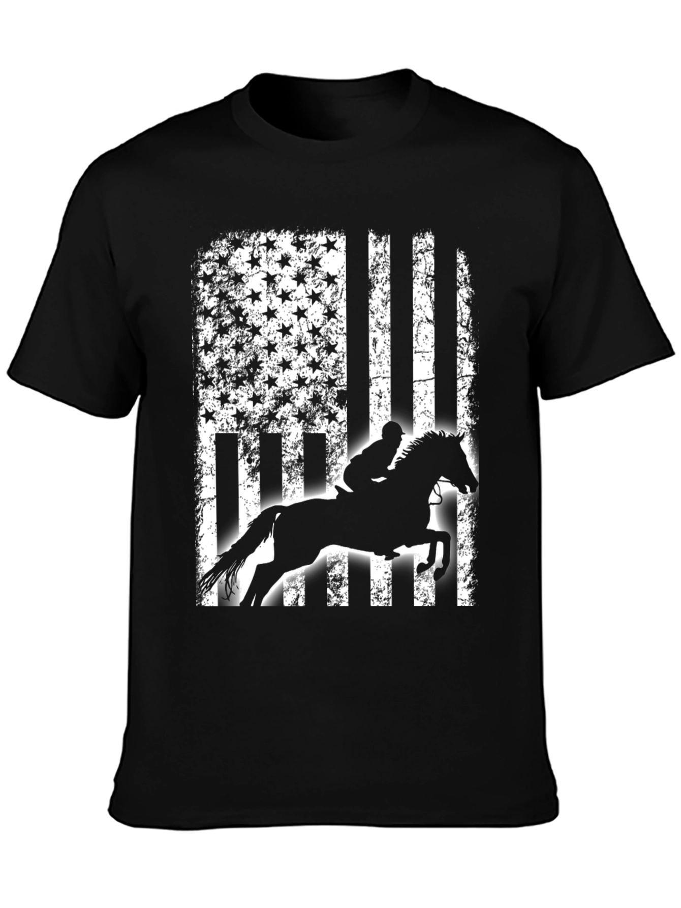 American Flag Equestrian T-Shirt