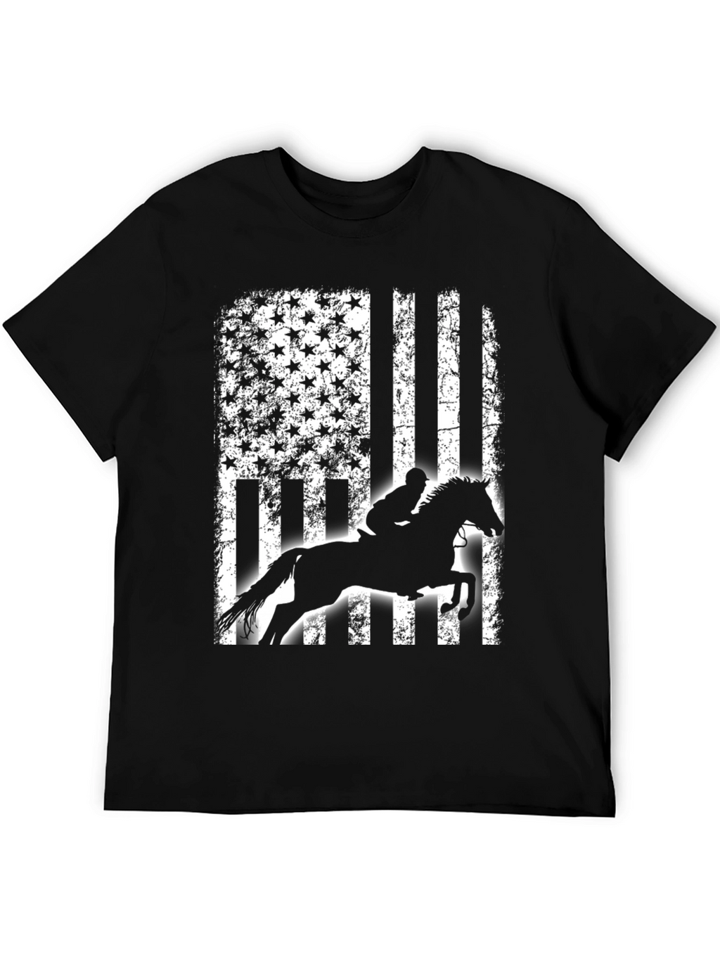 American Flag Equestrian T-Shirt