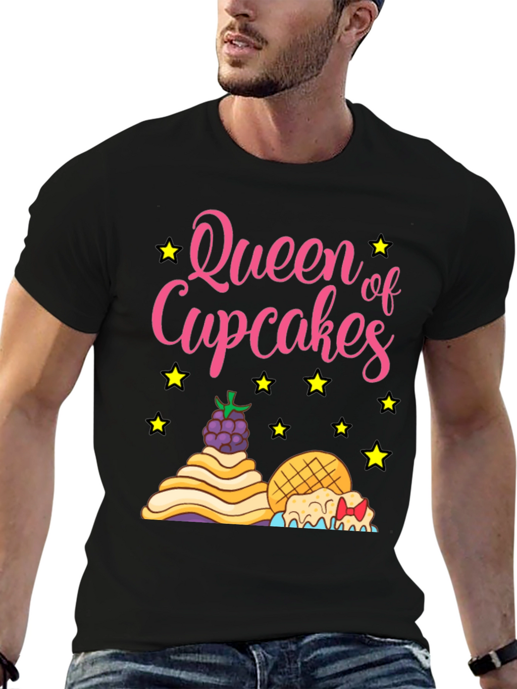 Queen of Cupcakes Graphic T-Shirt
