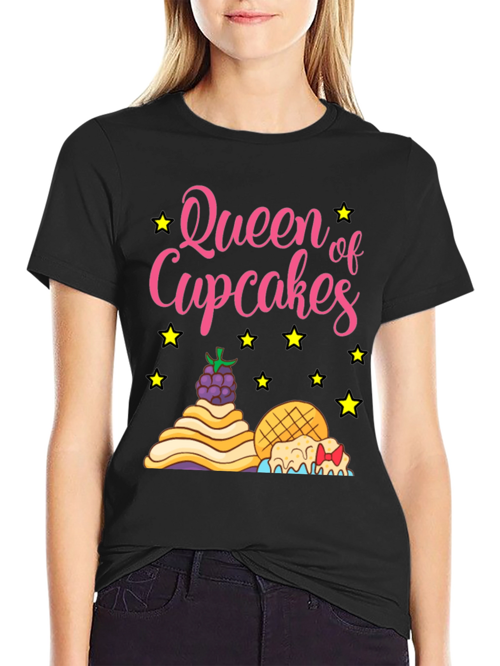 Queen of Cupcakes Graphic T-Shirt