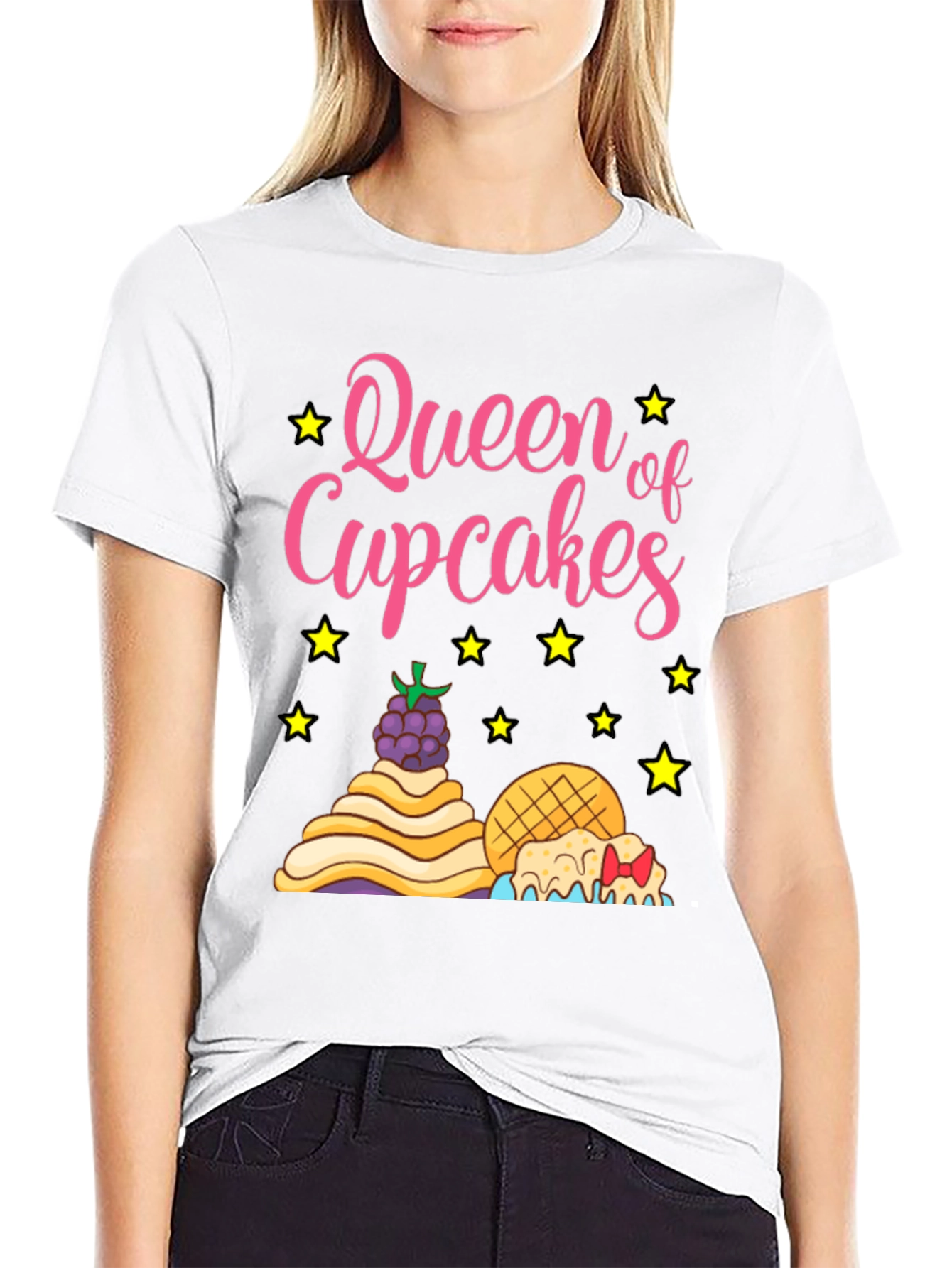 Queen of Cupcakes Graphic T-Shirt