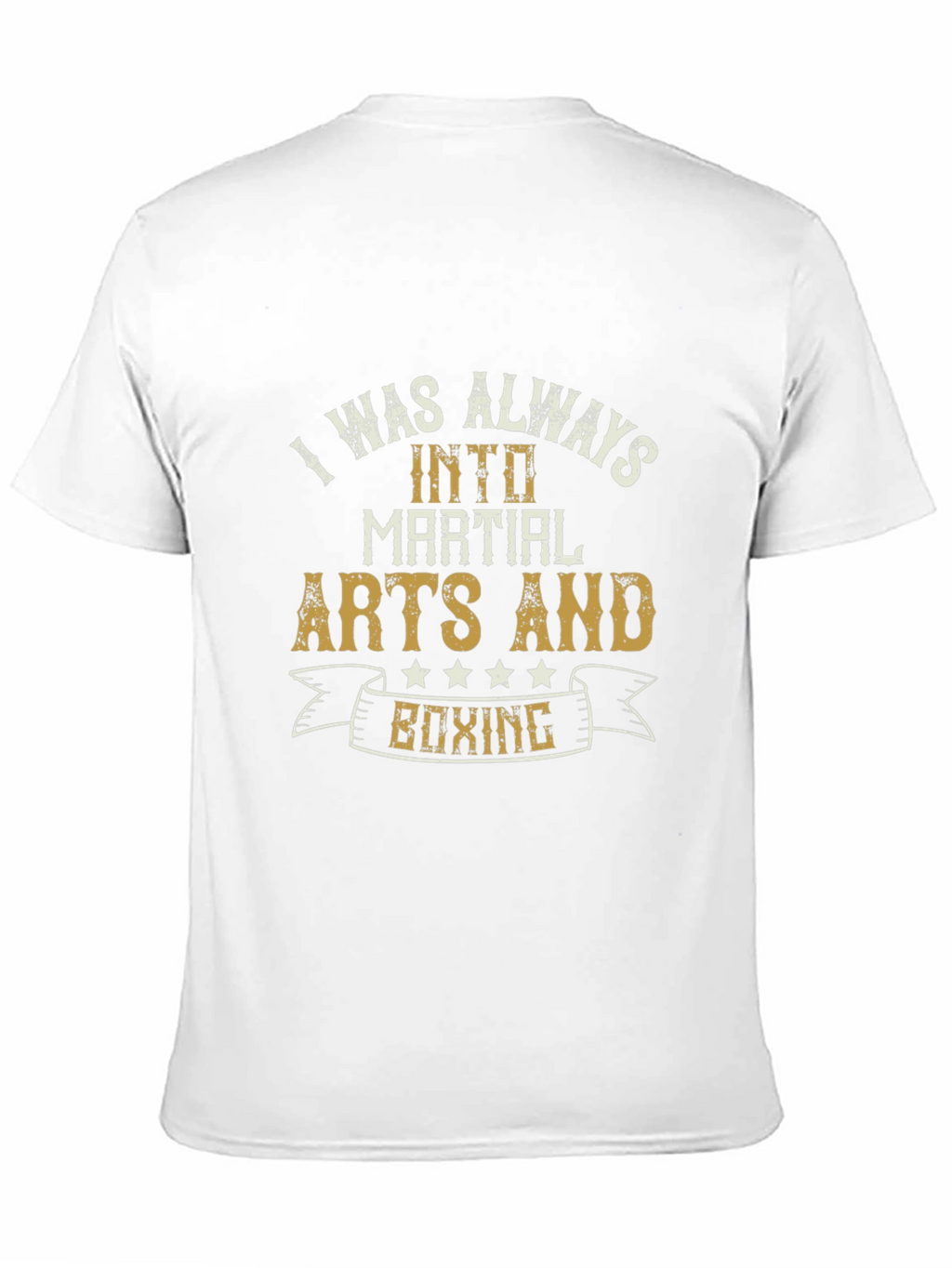 Martial Arts & Boxing T-Shirt - Black Mens
