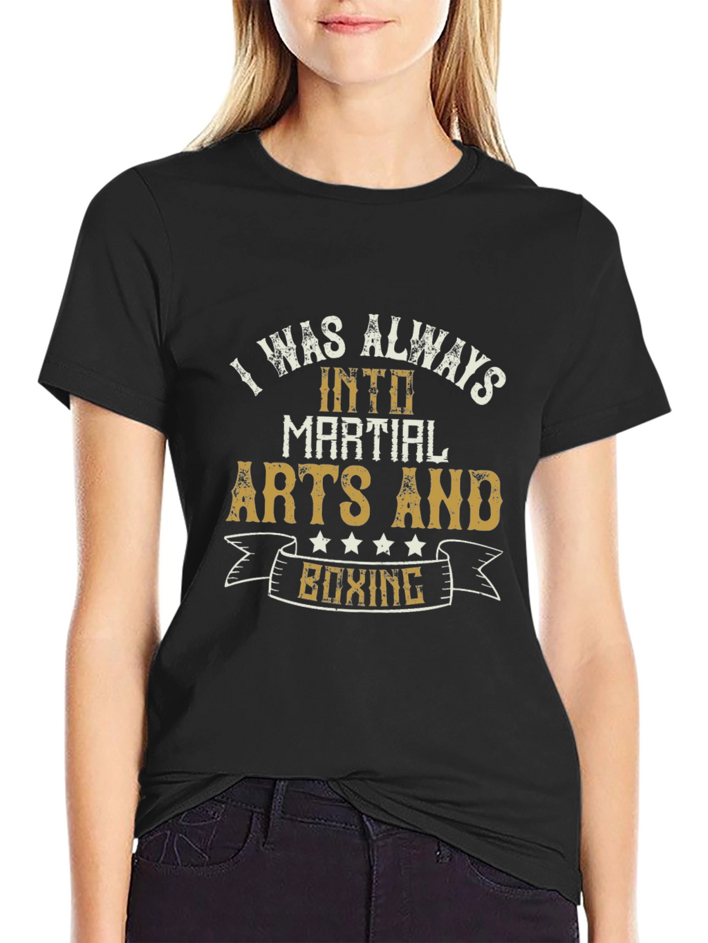 Martial Arts & Boxing T-Shirt - Black Mens