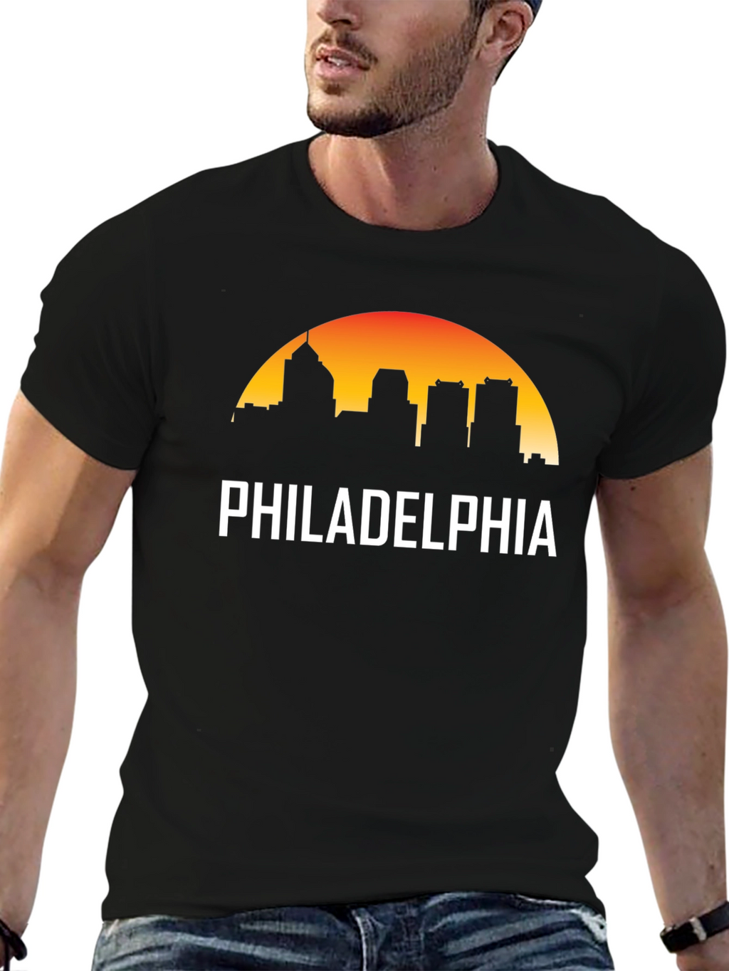 Philadelphia Skyline Graphic Tee - City Pride