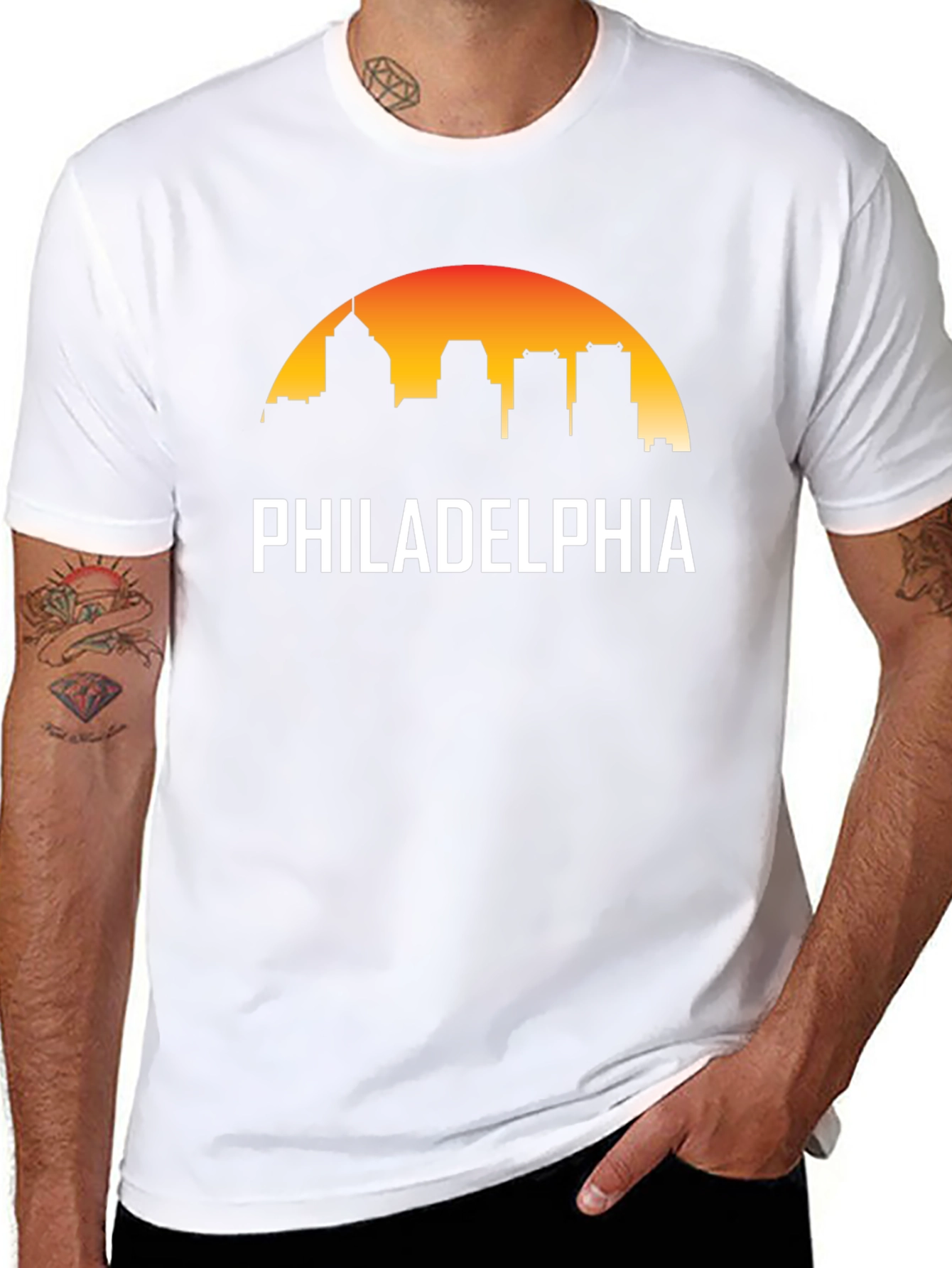 Philadelphia Skyline Graphic Tee - City Pride