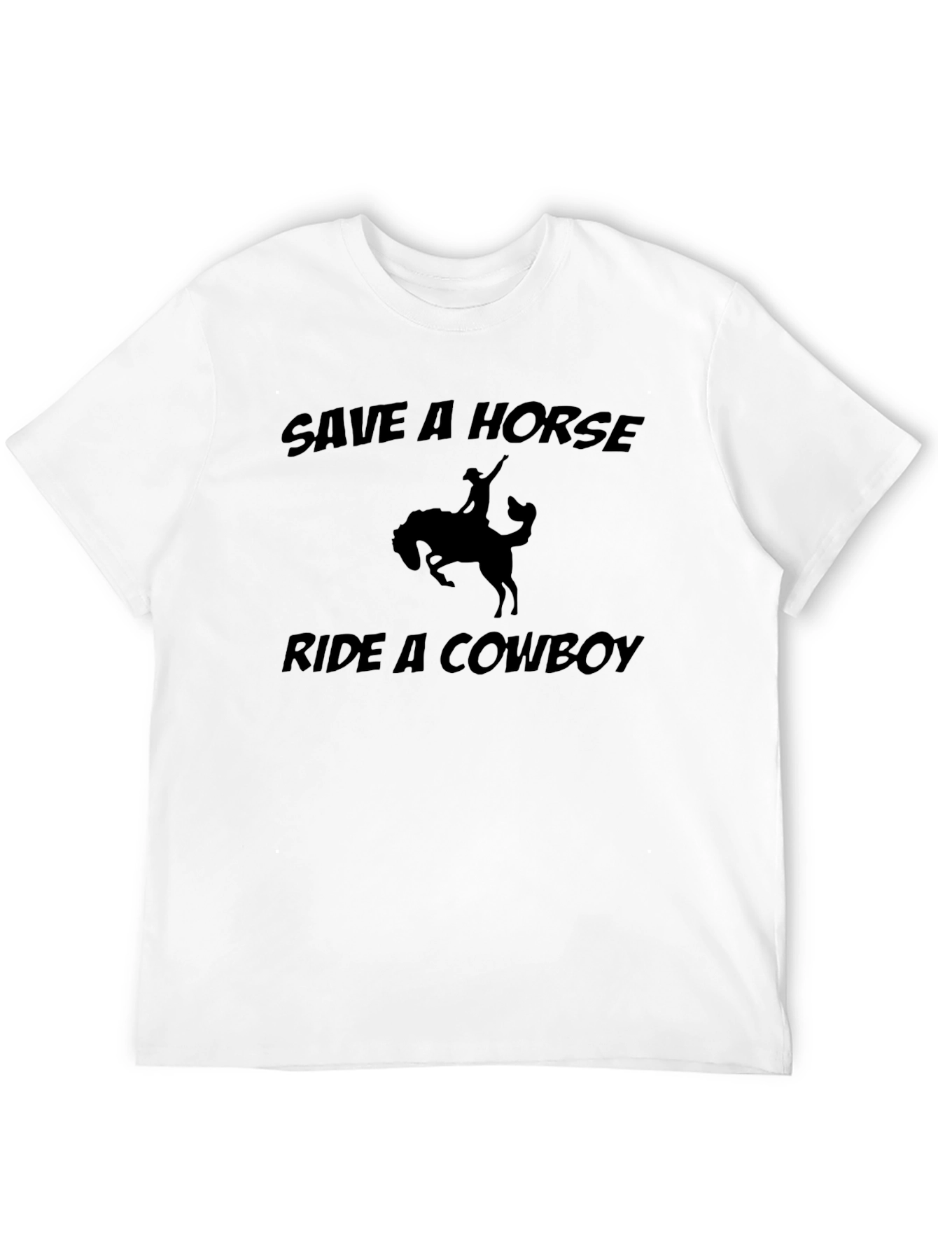 Save a Horse Ride a Cowboy Graphic T-Shirt