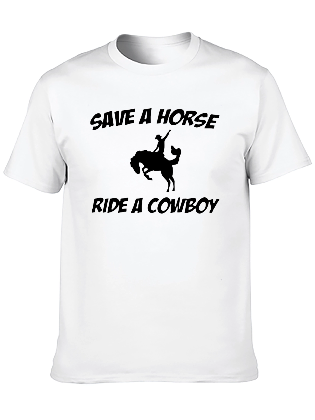 Save a Horse Ride a Cowboy Graphic T-Shirt