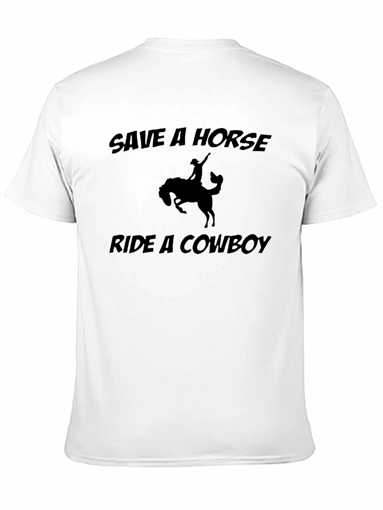 Save a Horse Ride a Cowboy Graphic T-Shirt