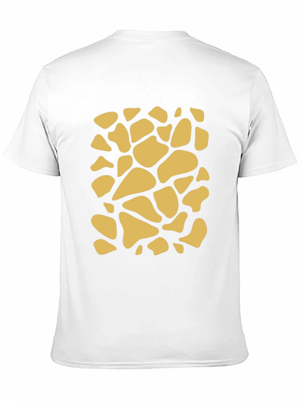 Unique Giraffe Print Black T-Shirt