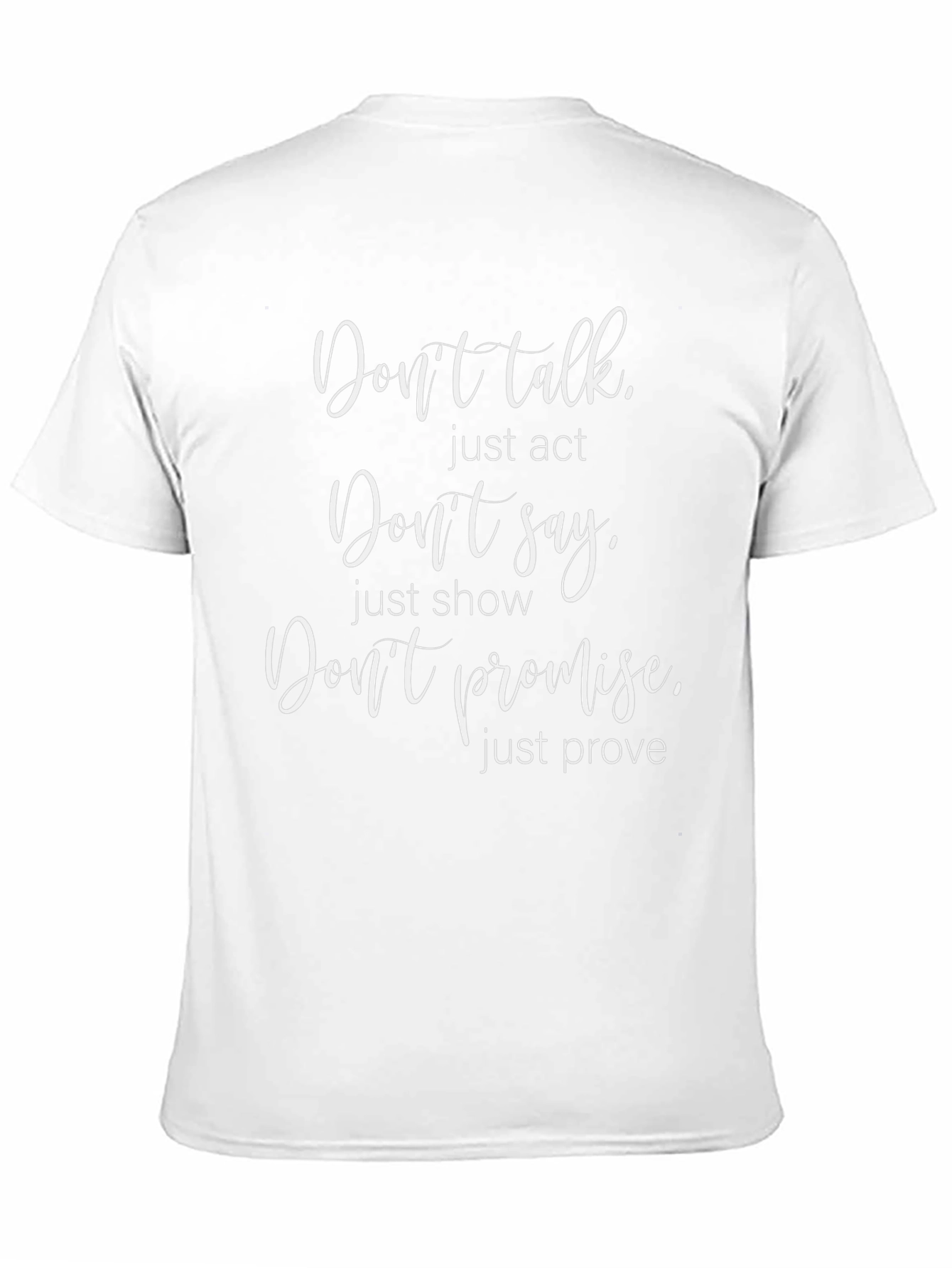 Inspirational Black Graphic T-Shirt