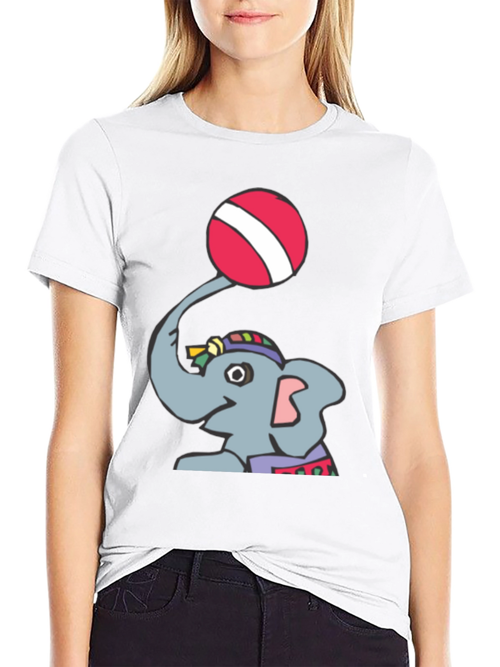 Elephant Ball T-Shirt - Fun Graphic Tee