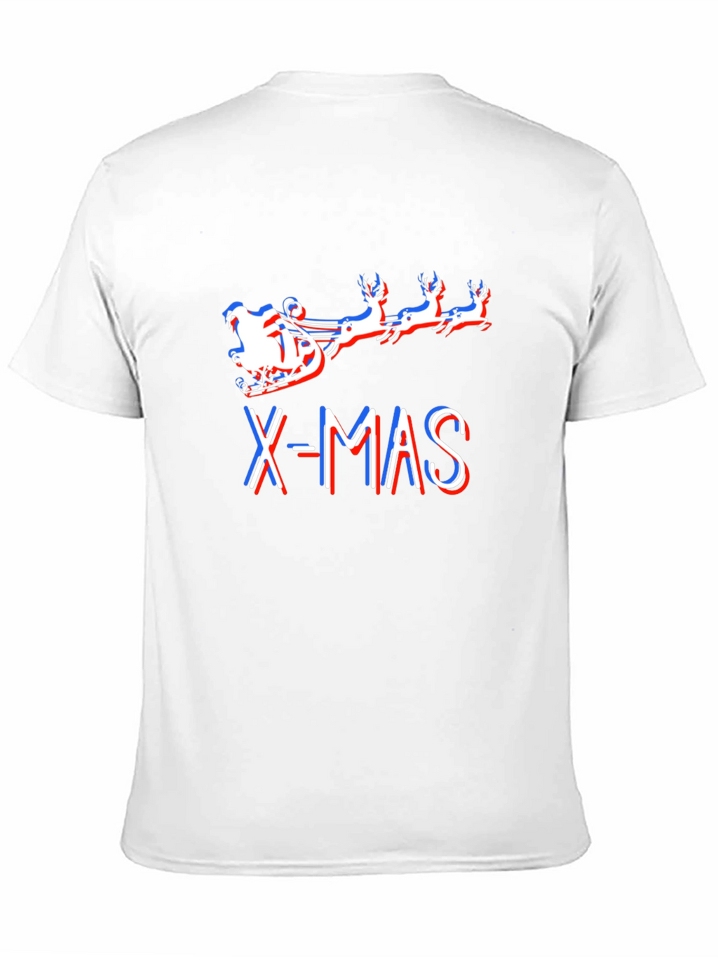 X-Mas Santa Sleigh Graphic T-Shirt