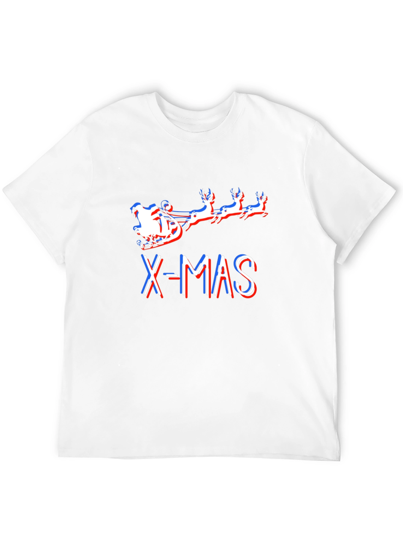 X-Mas Santa Sleigh Graphic T-Shirt