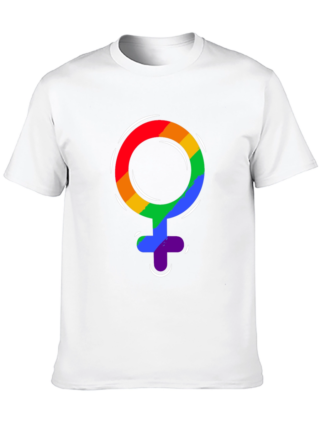 Pride Venus Symbol T-Shirt - LGBTQ+ Rainbow Design