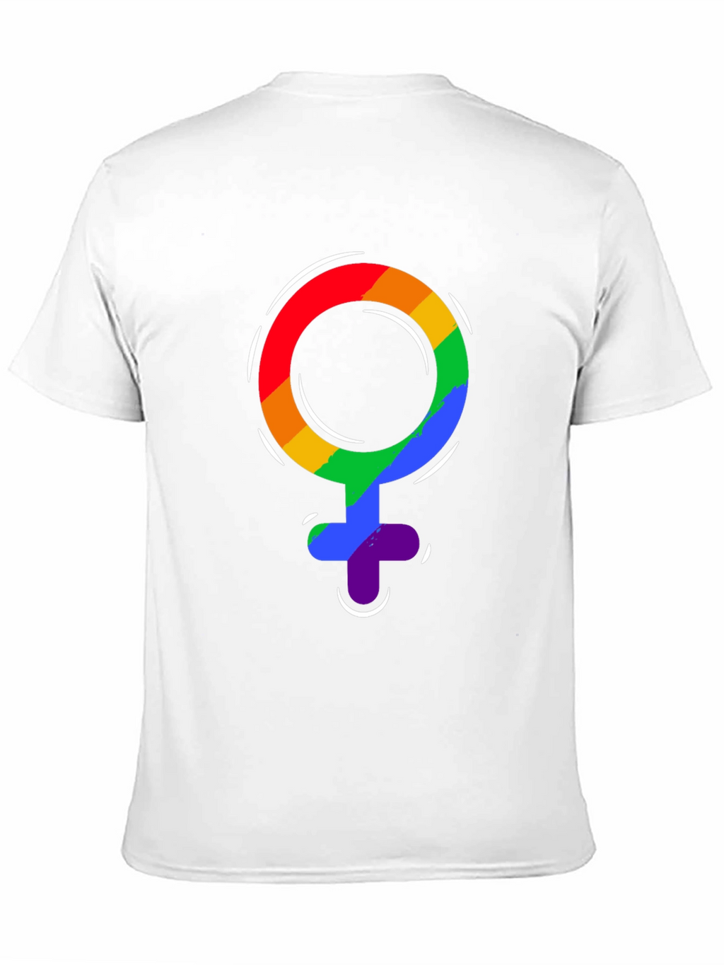 Pride Venus Symbol T-Shirt - LGBTQ+ Rainbow Design