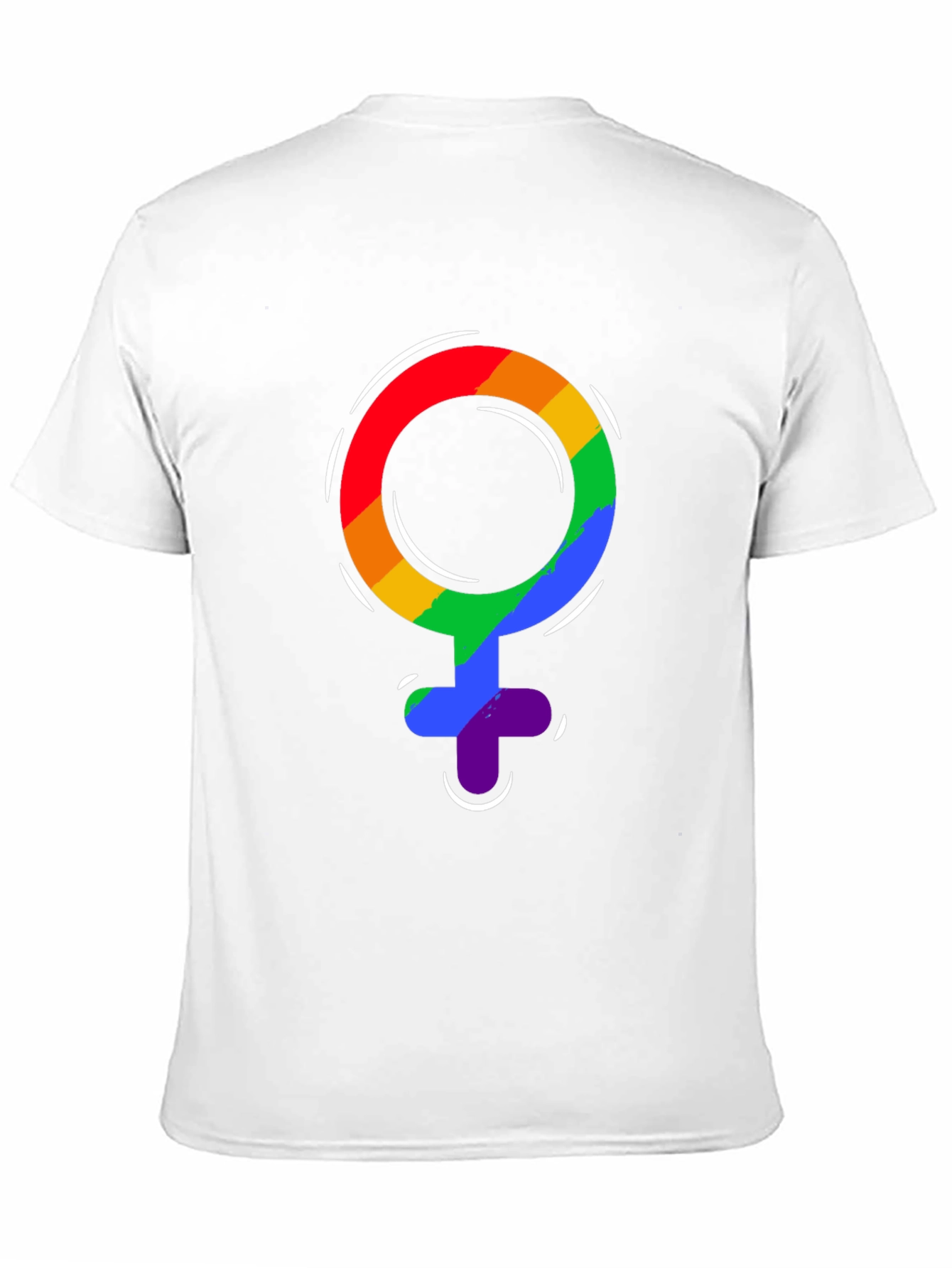 Pride Venus Symbol T-Shirt - LGBTQ+ Rainbow Design