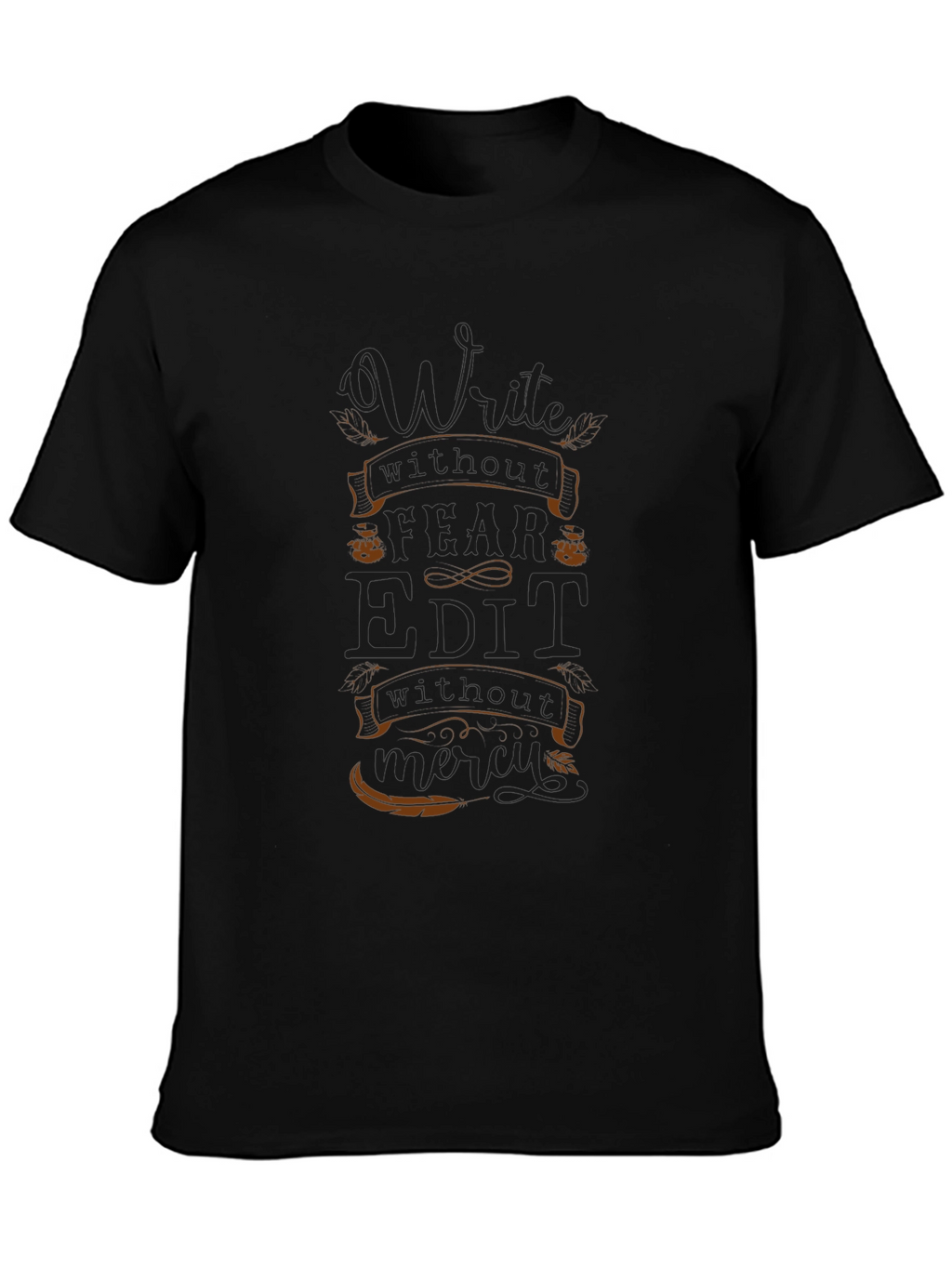 Edgy Graphic Print T-Shirt