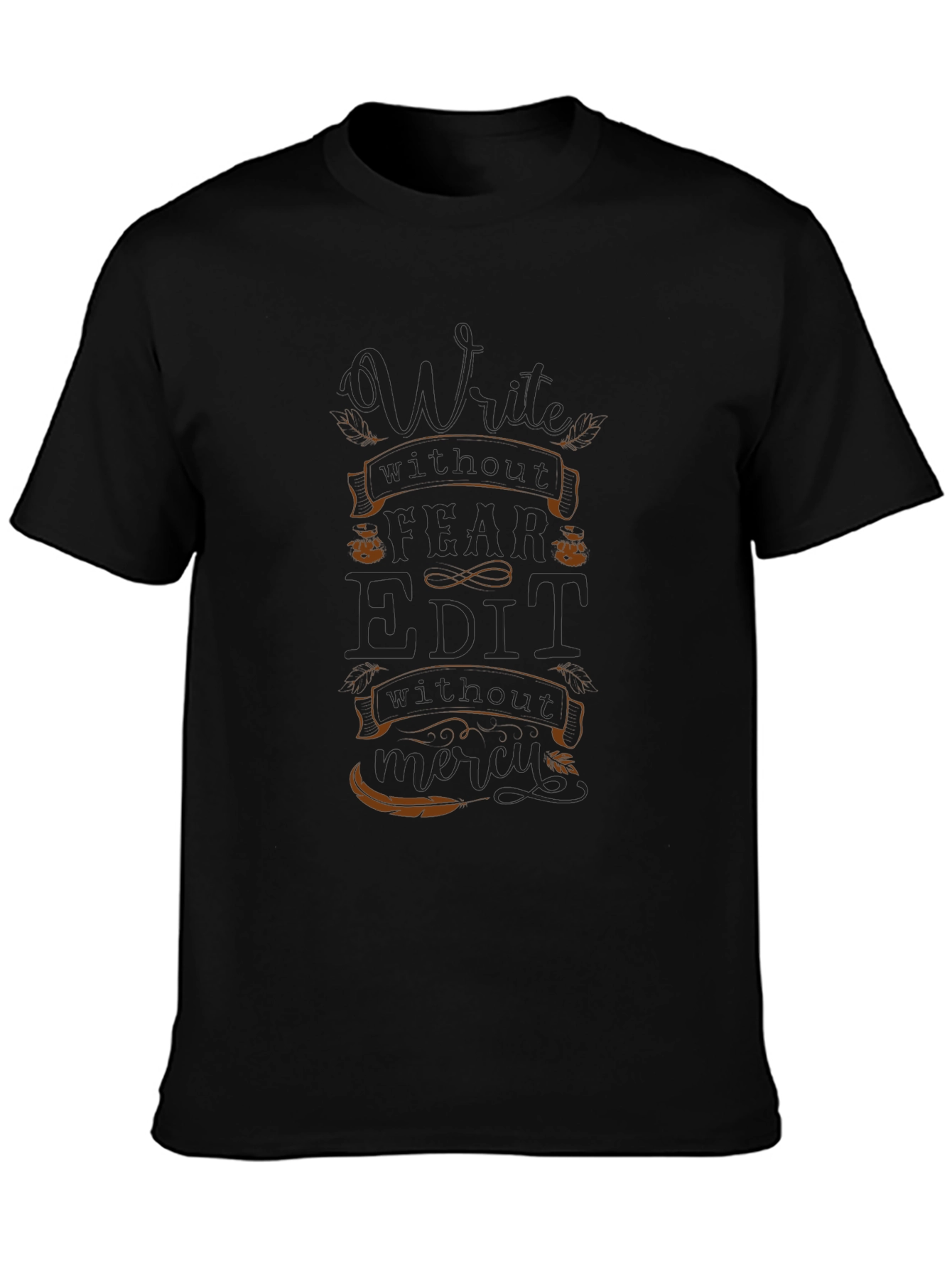 Edgy Graphic Print T-Shirt