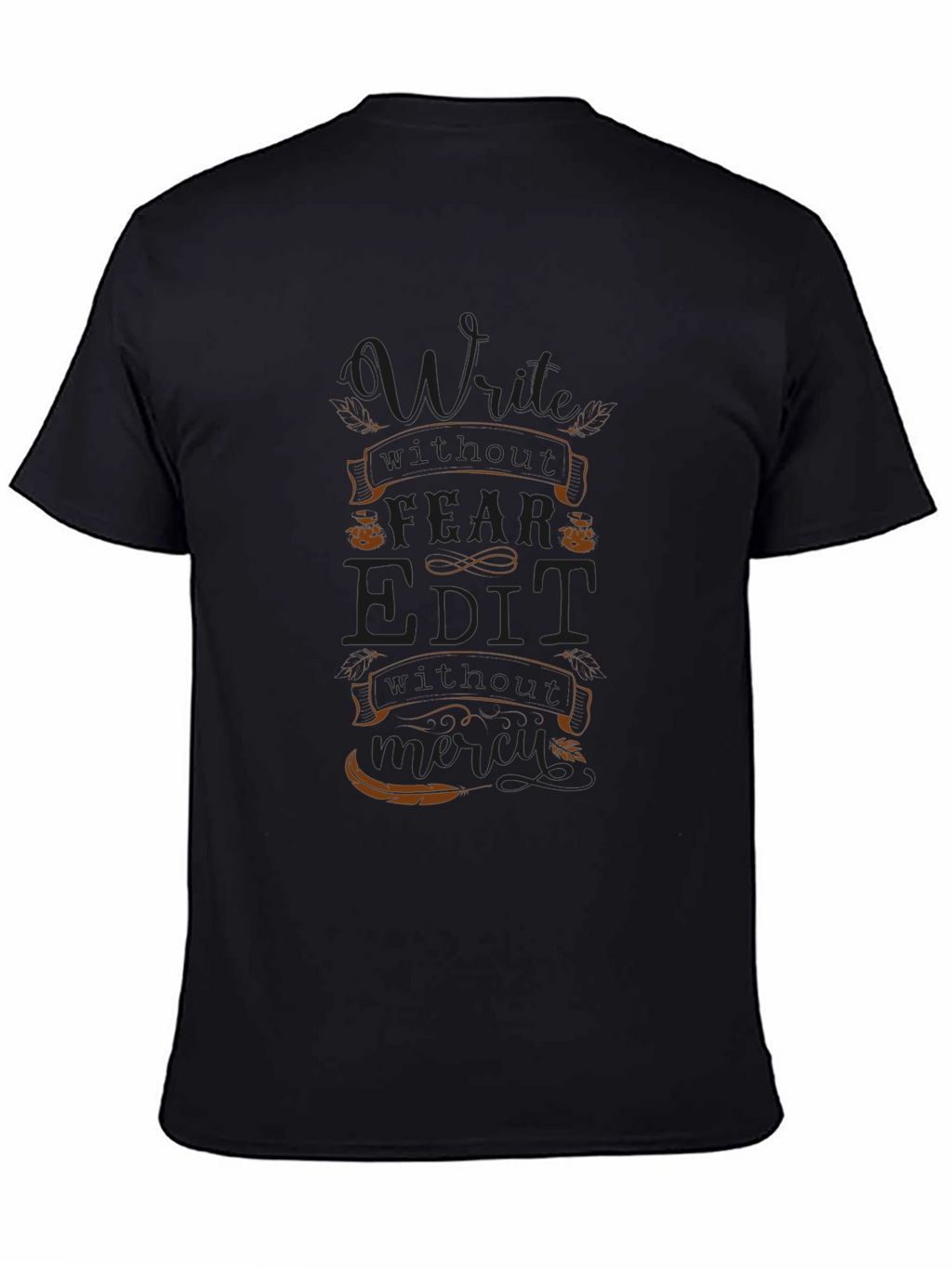 Edgy Graphic Print T-Shirt