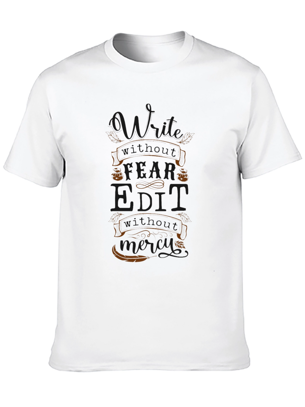 Edgy Graphic Print T-Shirt