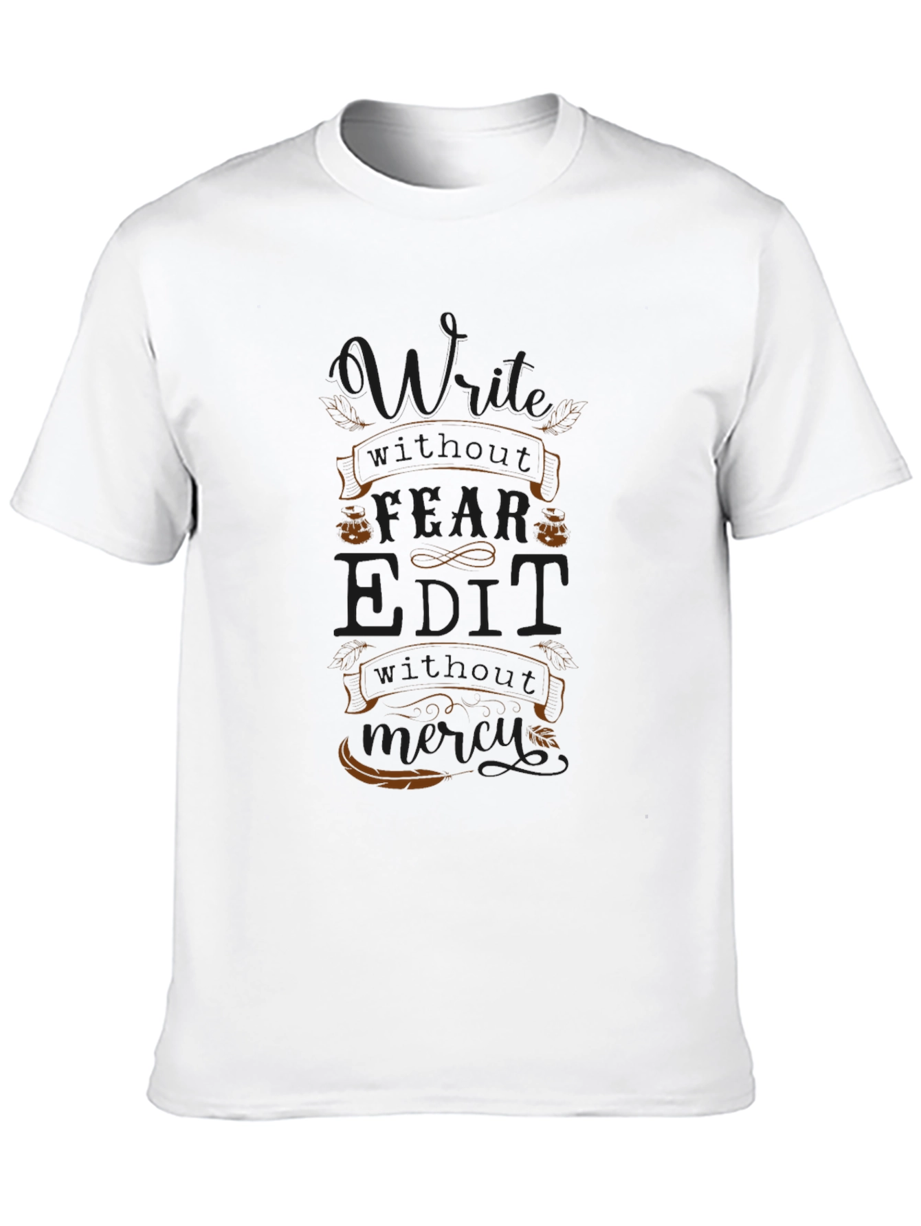 Edgy Graphic Print T-Shirt