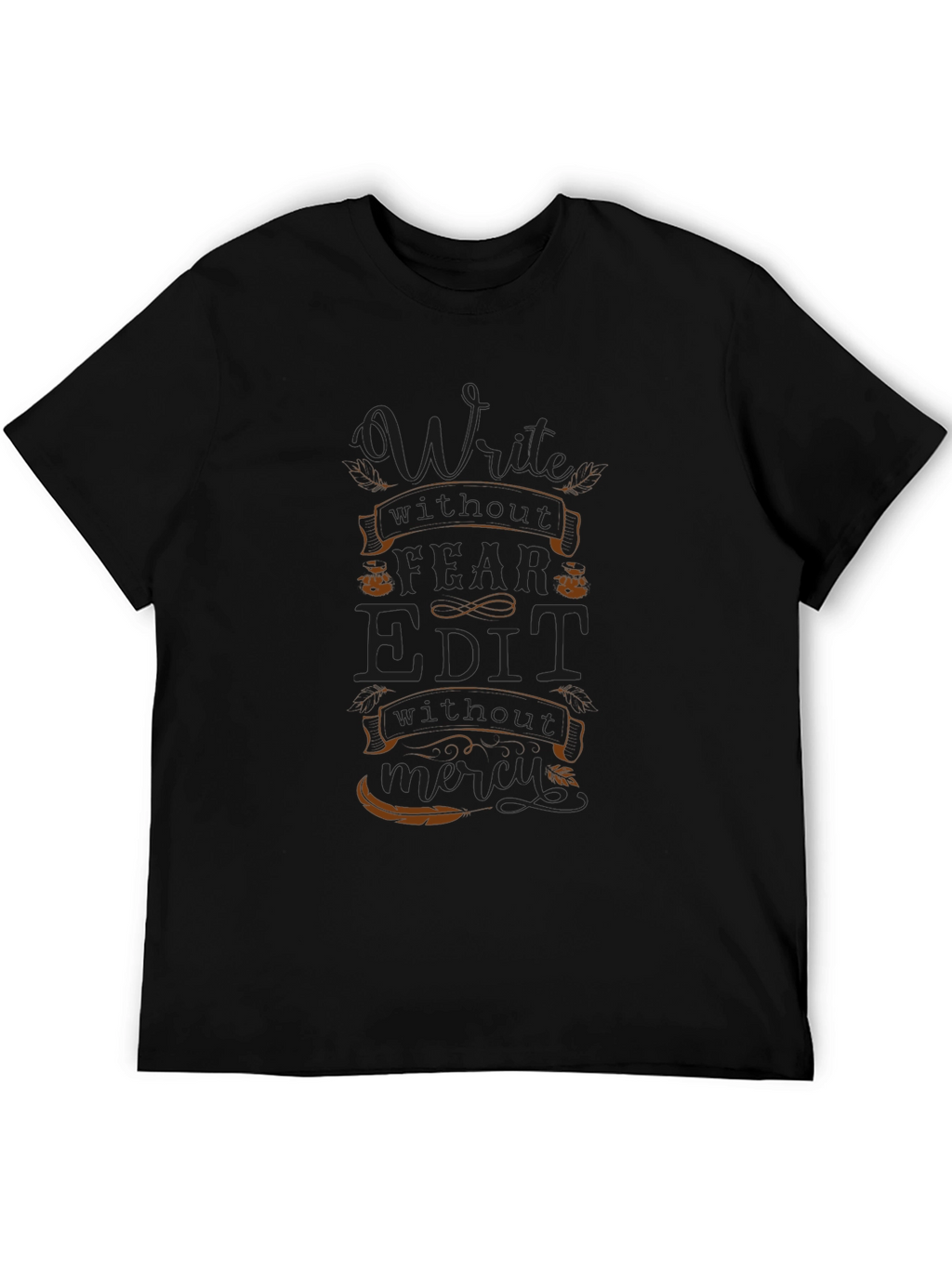 Edgy Graphic Print T-Shirt
