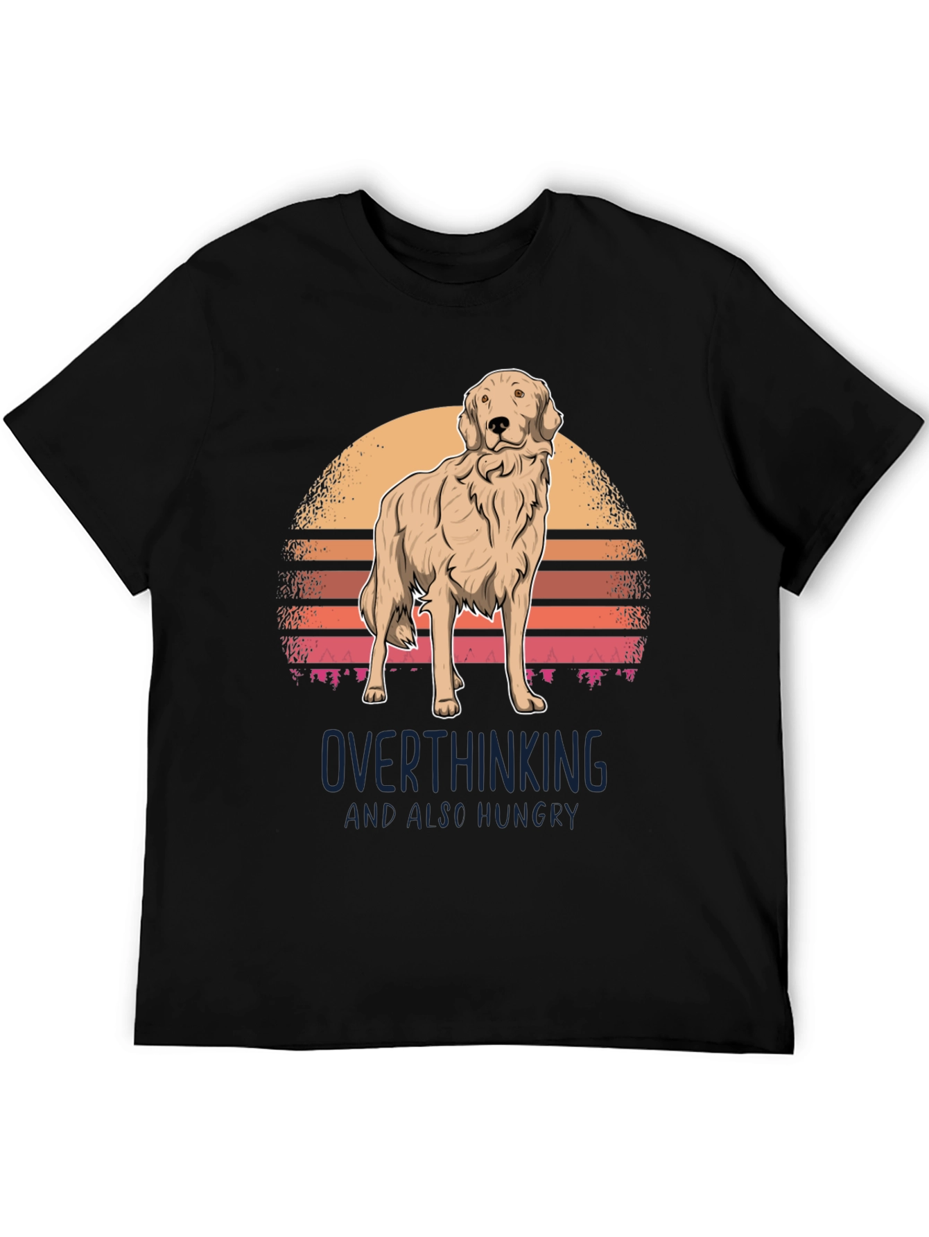 Overthinking Golden Retriever T-Shirt