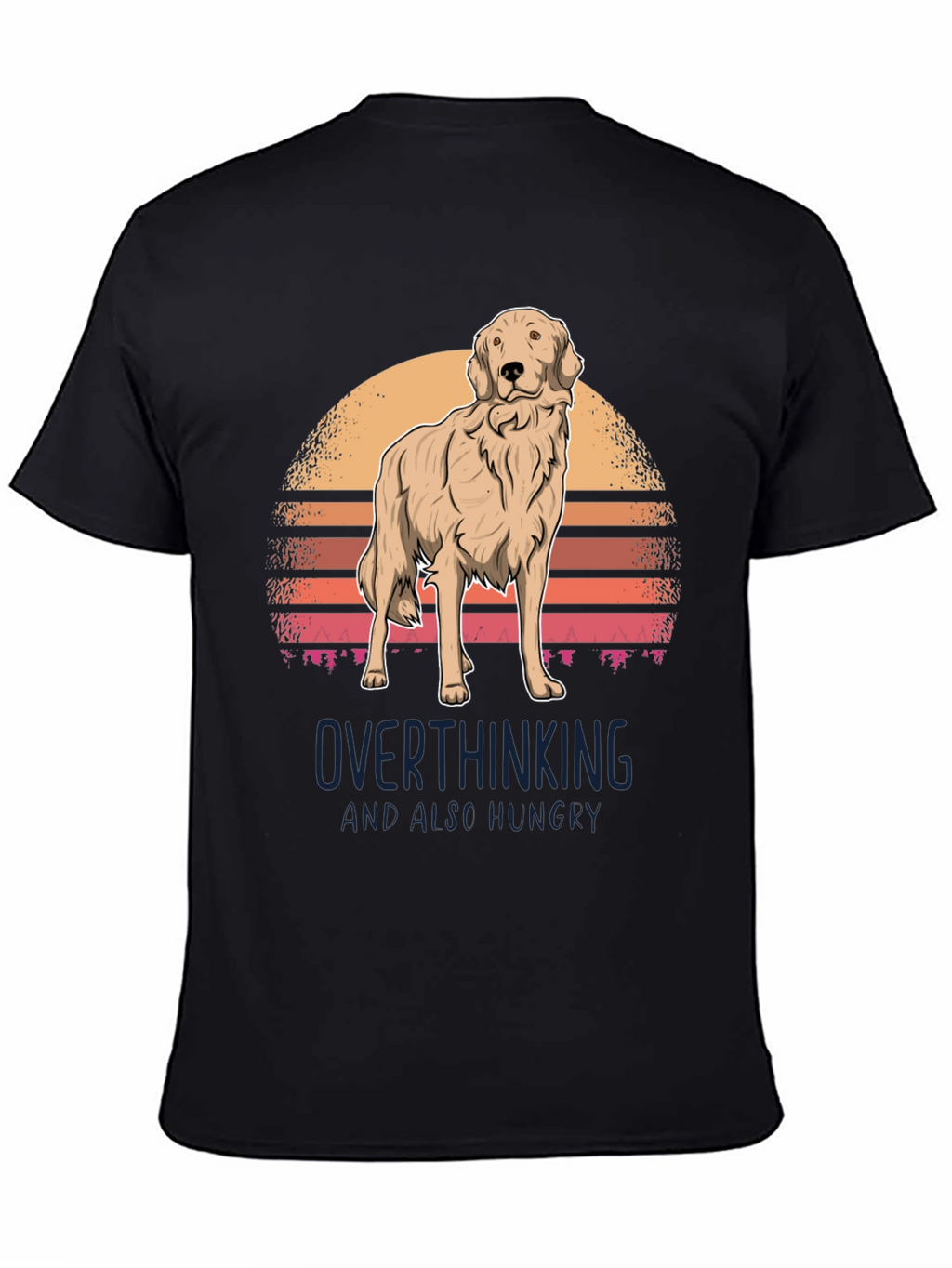 Overthinking Golden Retriever T-Shirt