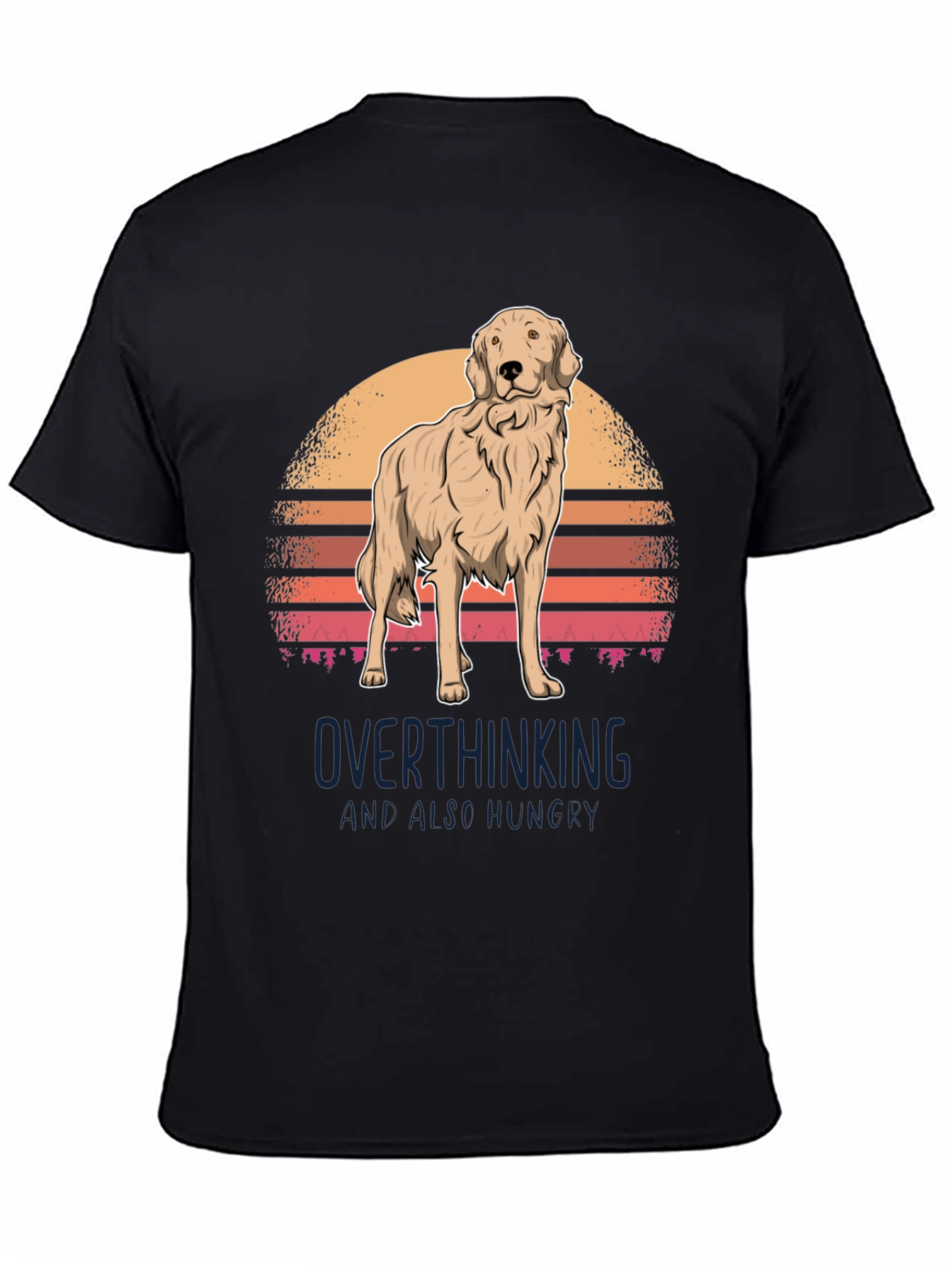 Overthinking Golden Retriever T-Shirt