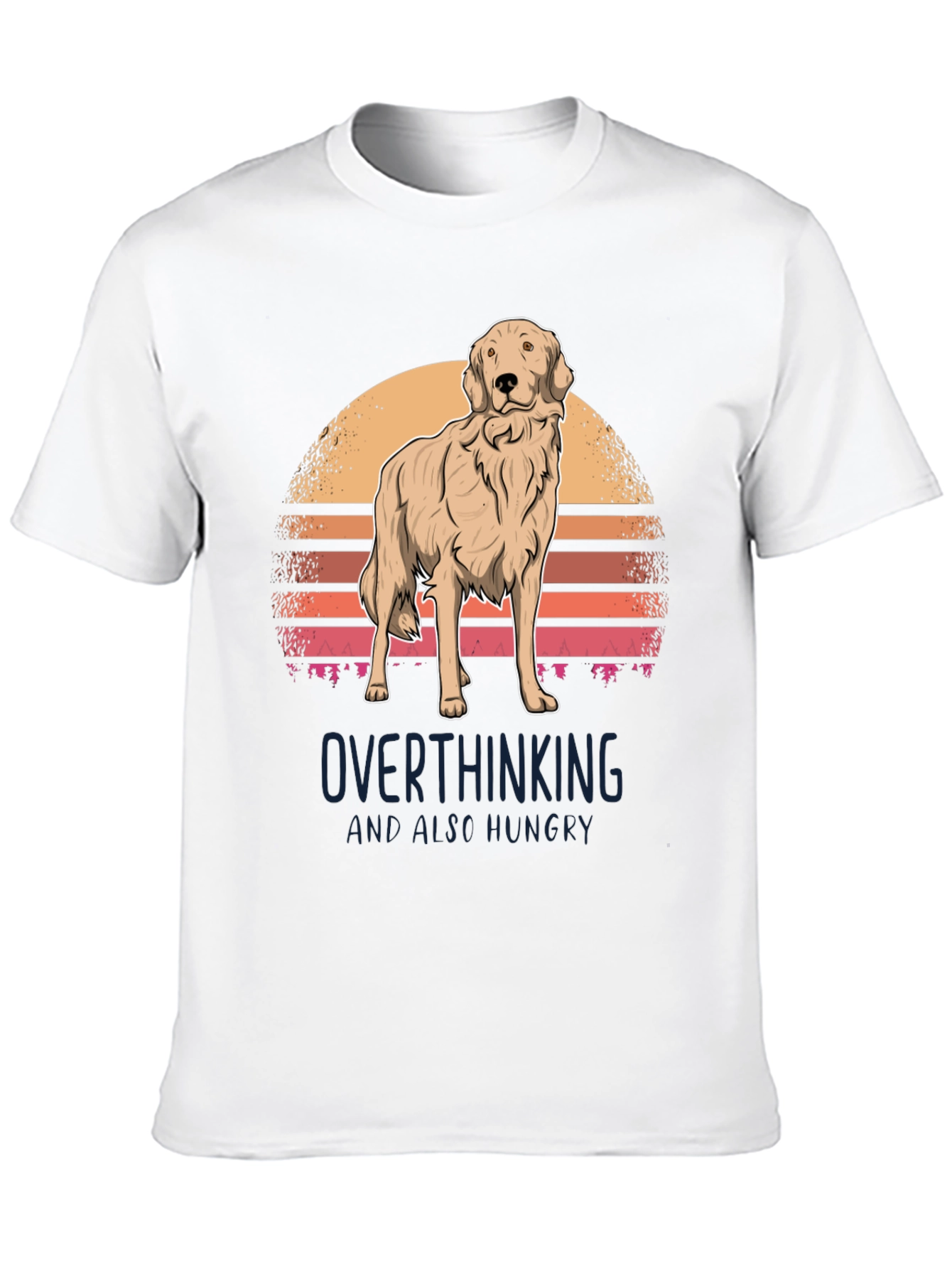 Overthinking Golden Retriever T-Shirt