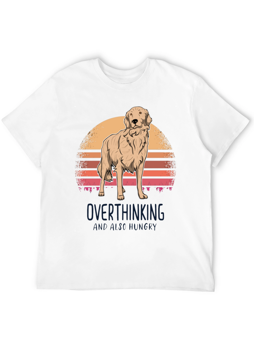 Overthinking Golden Retriever T-Shirt