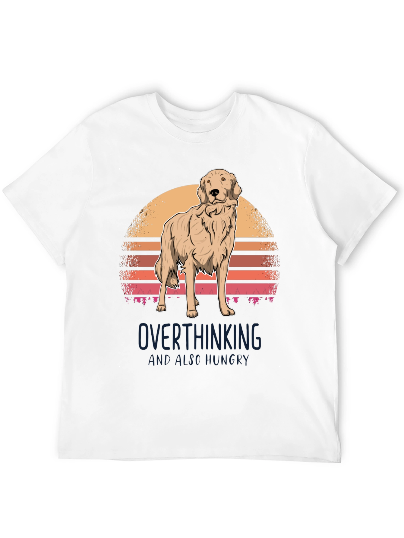 Overthinking Golden Retriever T-Shirt