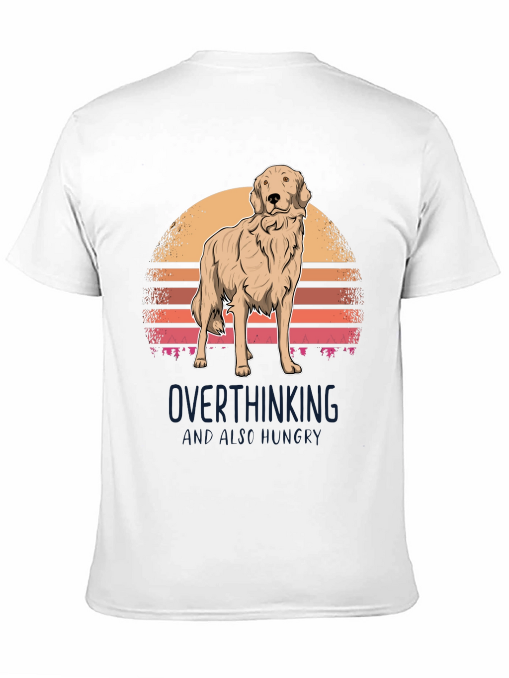 Overthinking Golden Retriever T-Shirt