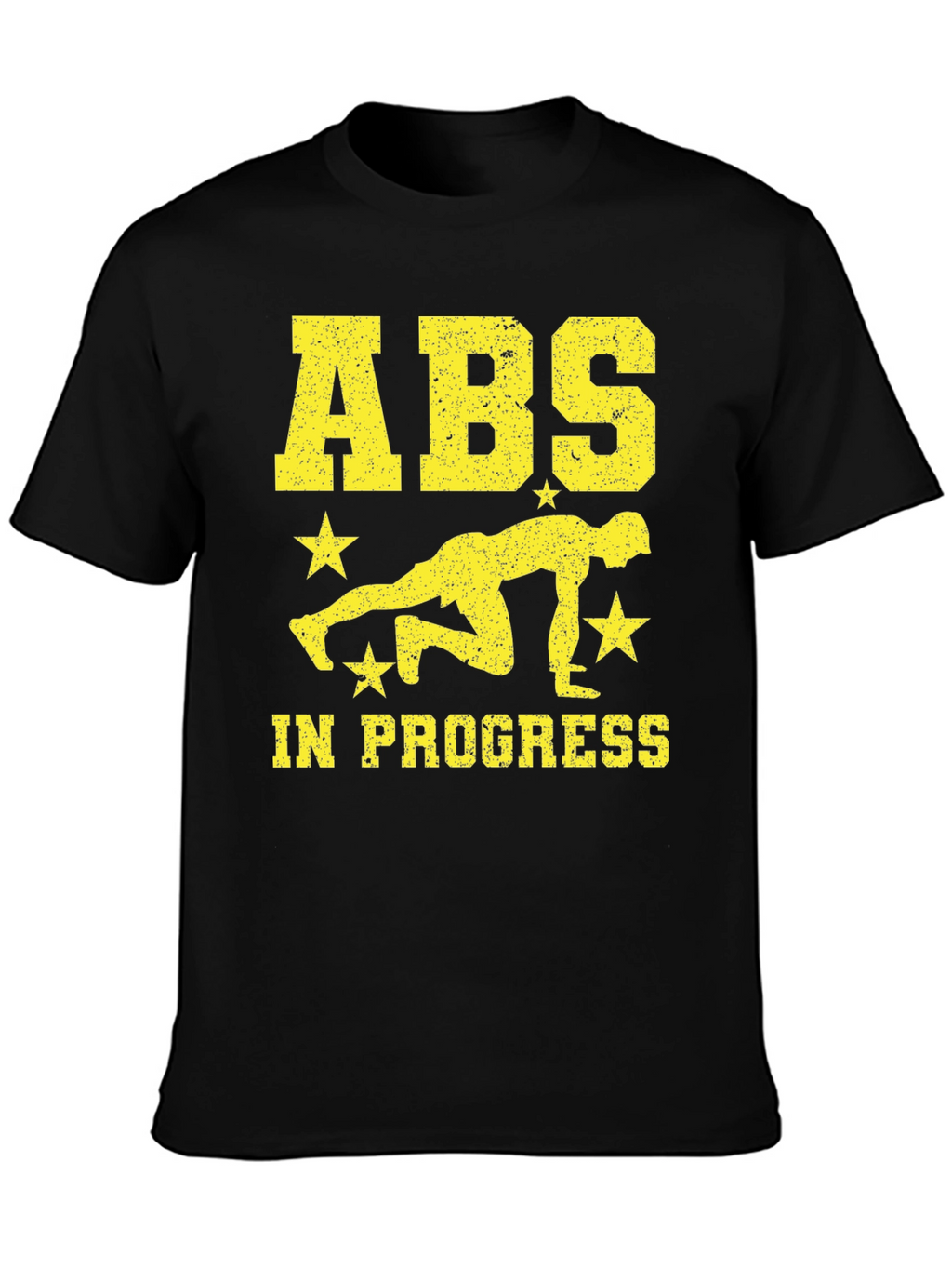 ABS In Progress Mens Black T-Shirt