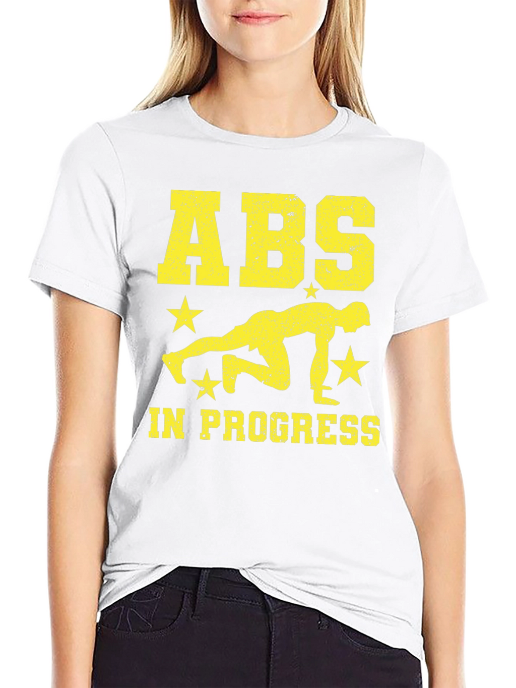ABS In Progress Mens Black T-Shirt