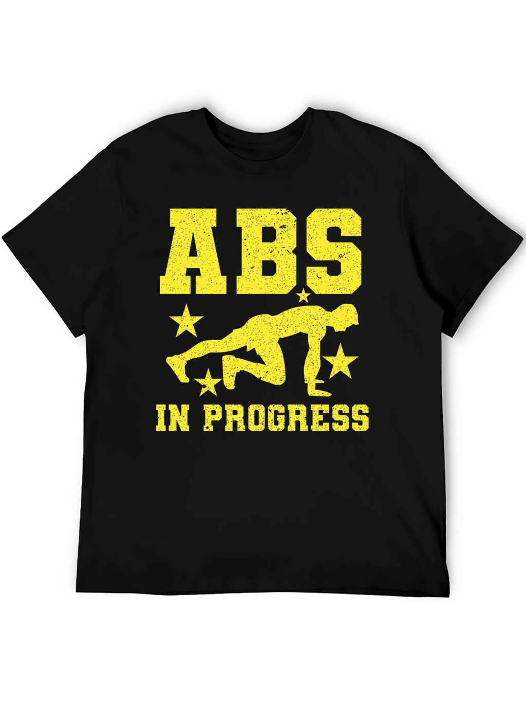 ABS In Progress Mens Black T-Shirt