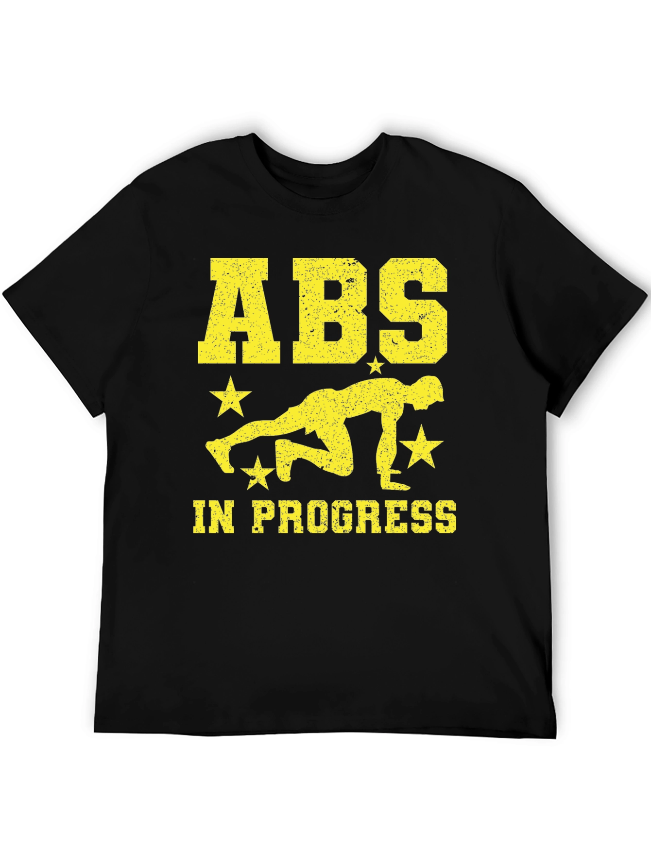 ABS In Progress Mens Black T-Shirt