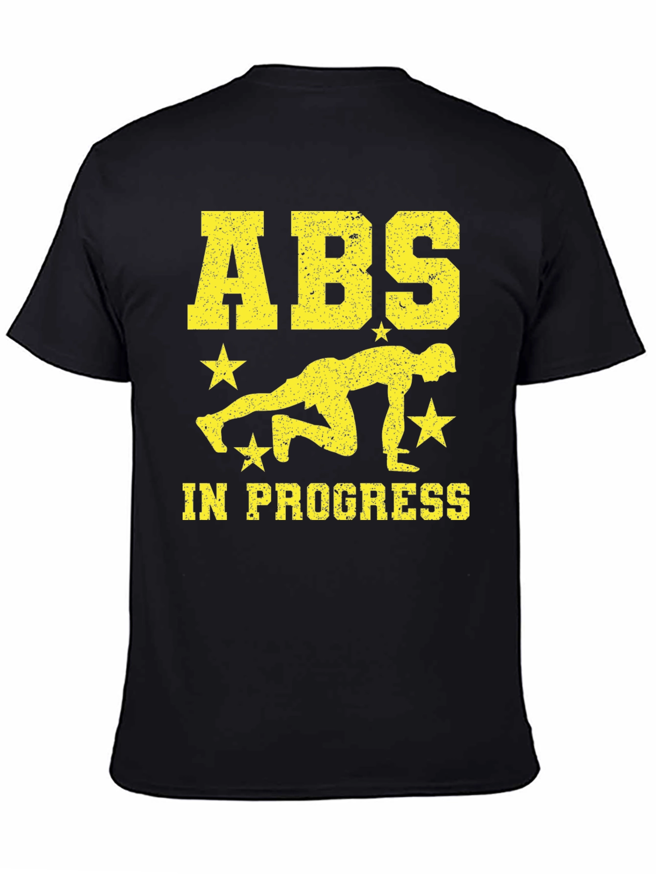 ABS In Progress Mens Black T-Shirt