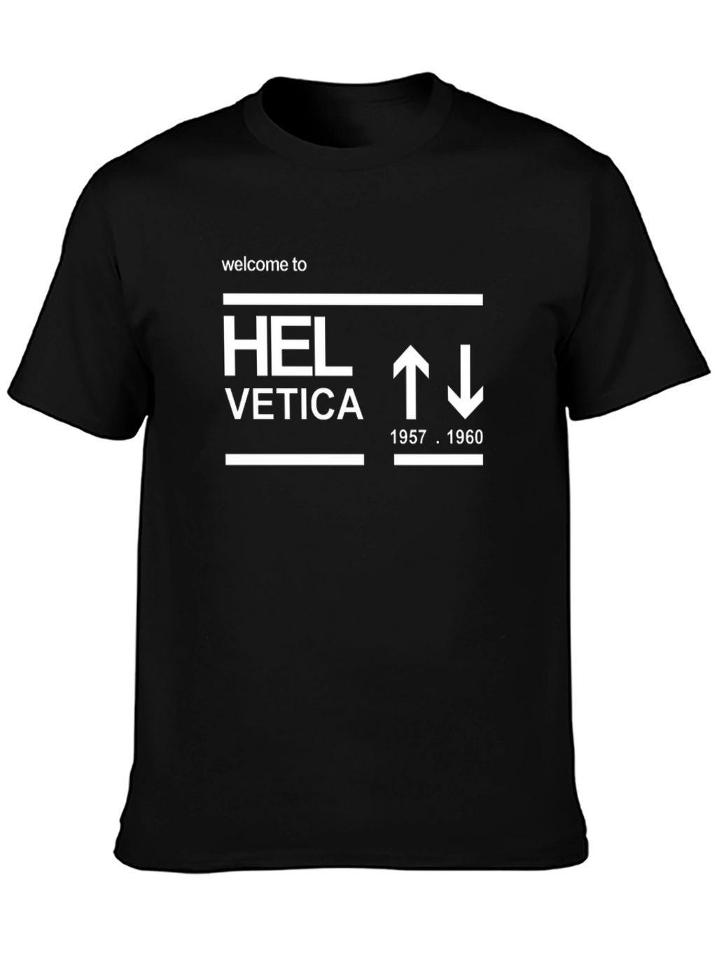 Helvetica 1957-1960 Graphic T-Shirt
