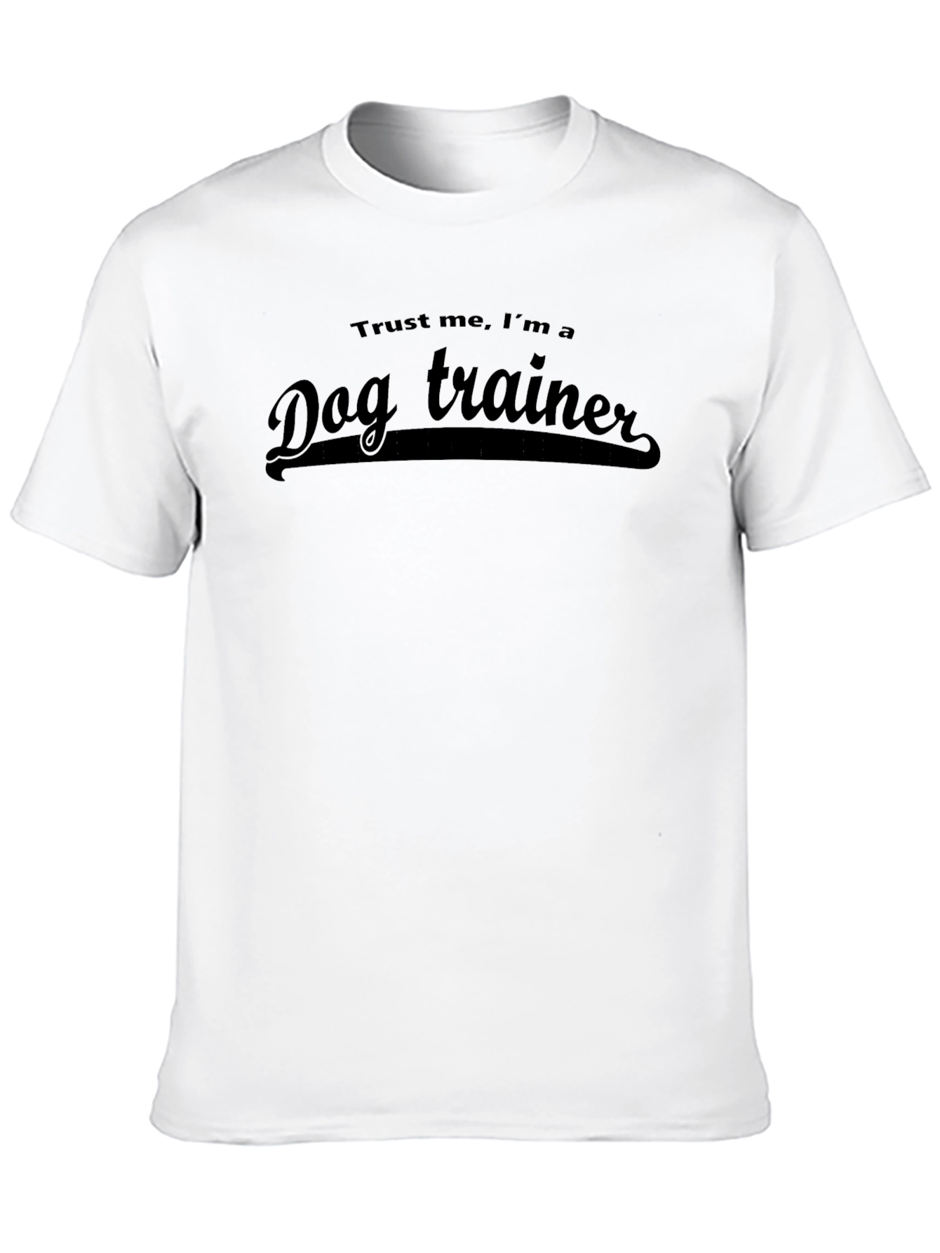 Trust Me Im a Dog Trainer Black T-Shirt