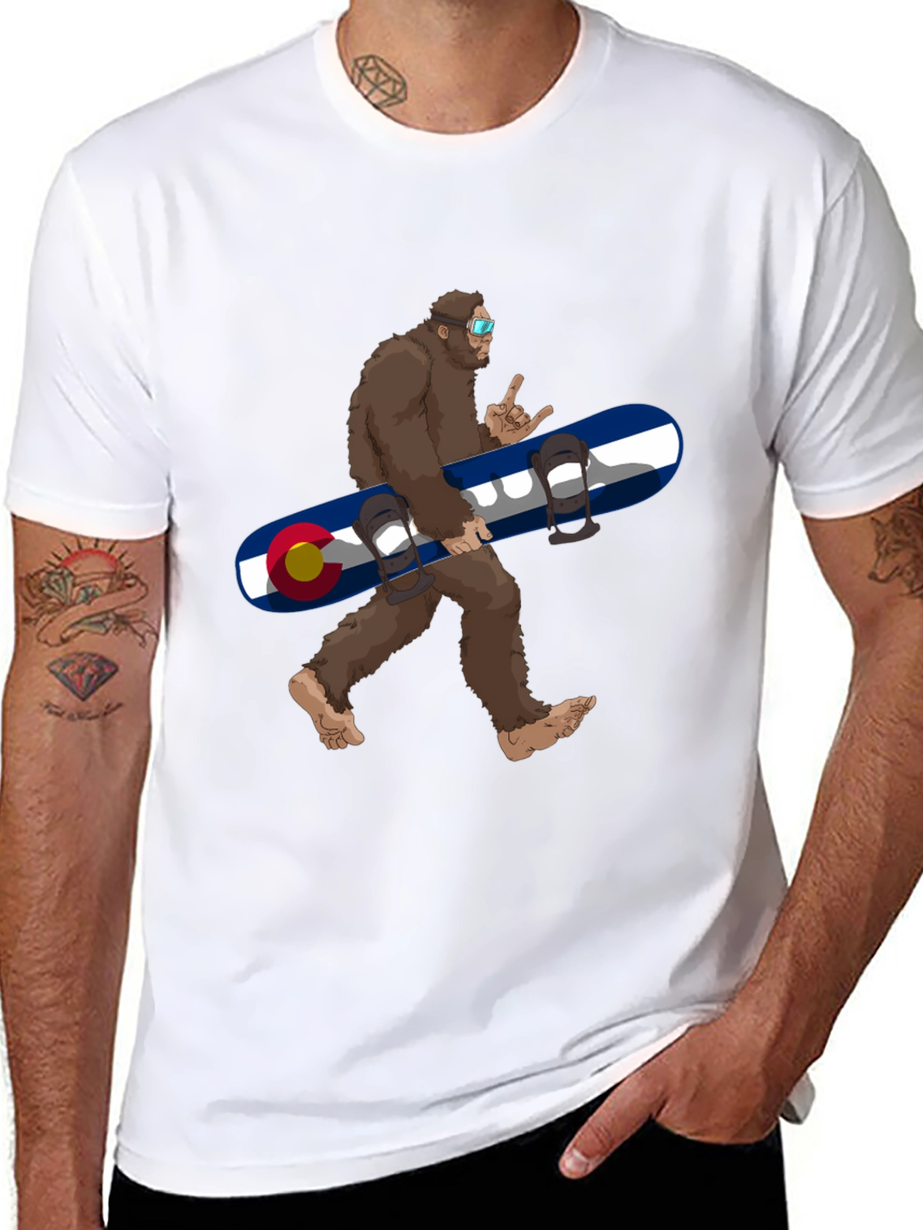 Bigfoot Colorado Snowboard Graphic Tee