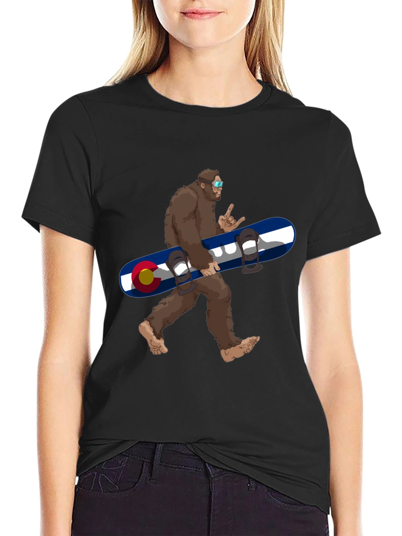 Bigfoot Colorado Snowboard Graphic Tee