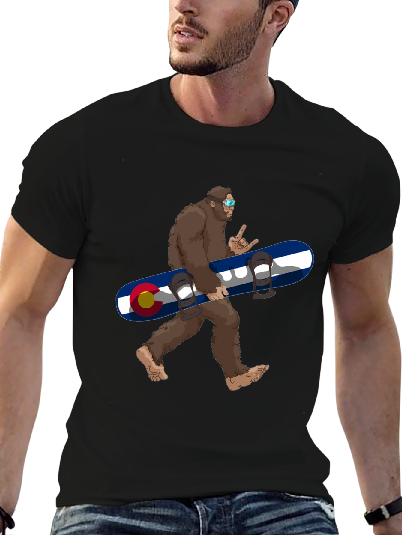 Bigfoot Colorado Snowboard Graphic Tee