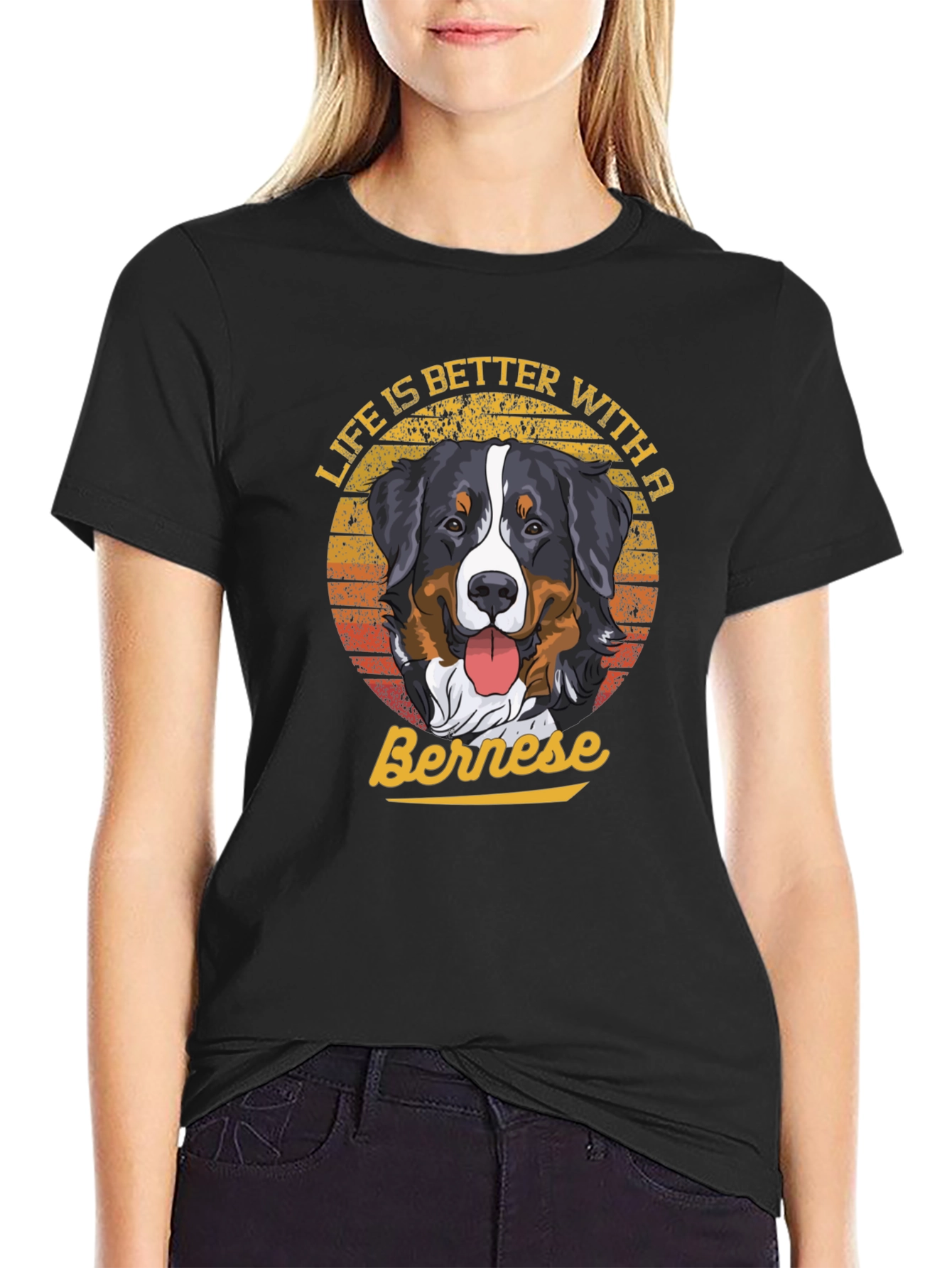 Bernese Mountain Dog Tee - Life Is Better