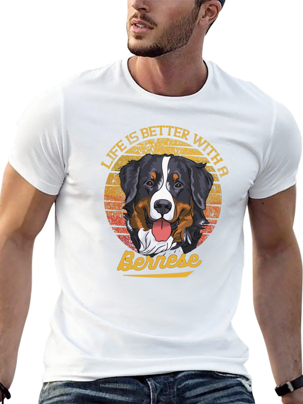Bernese Mountain Dog Tee - Life Is Better