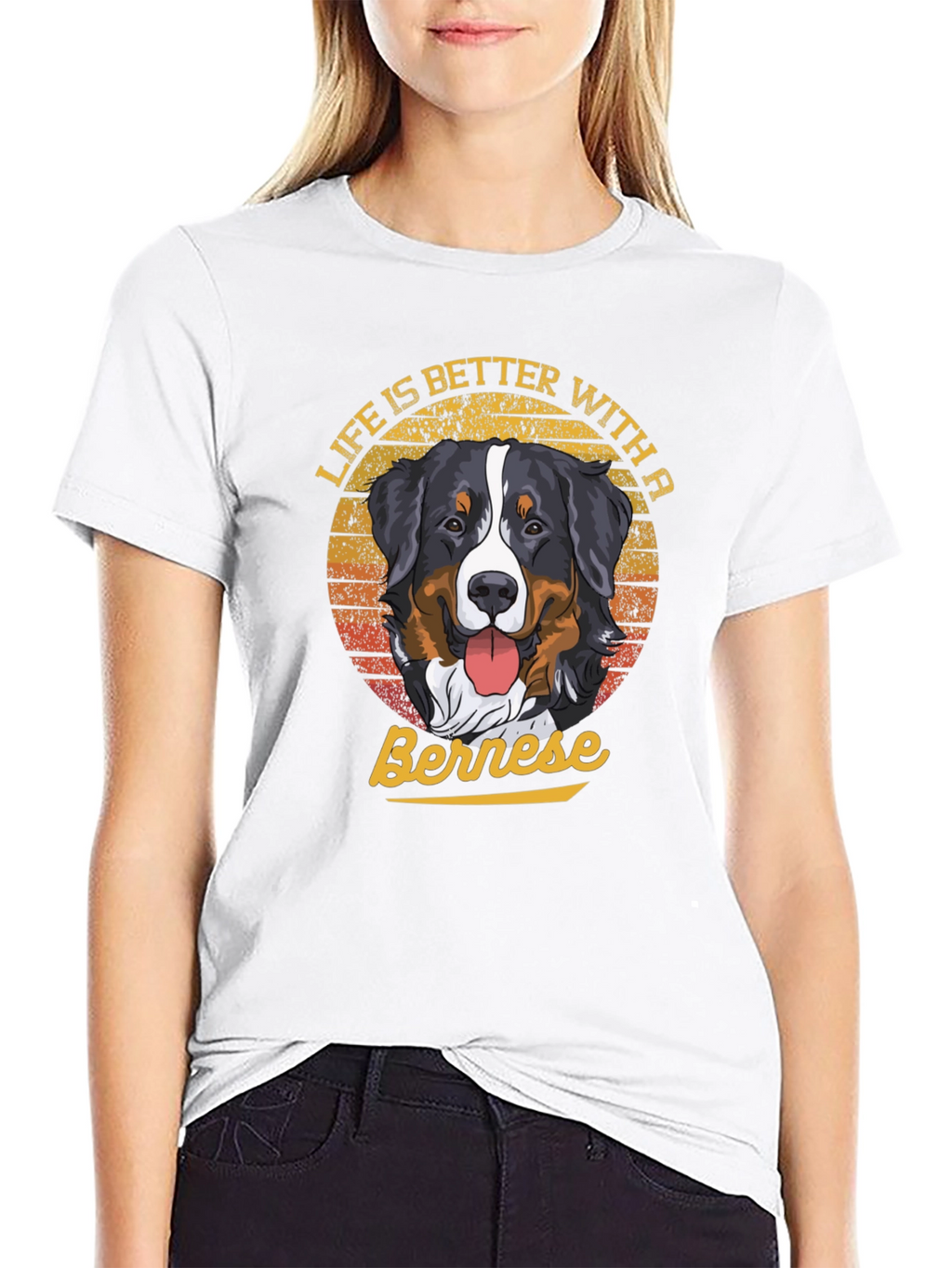 Bernese Mountain Dog Tee - Life Is Better