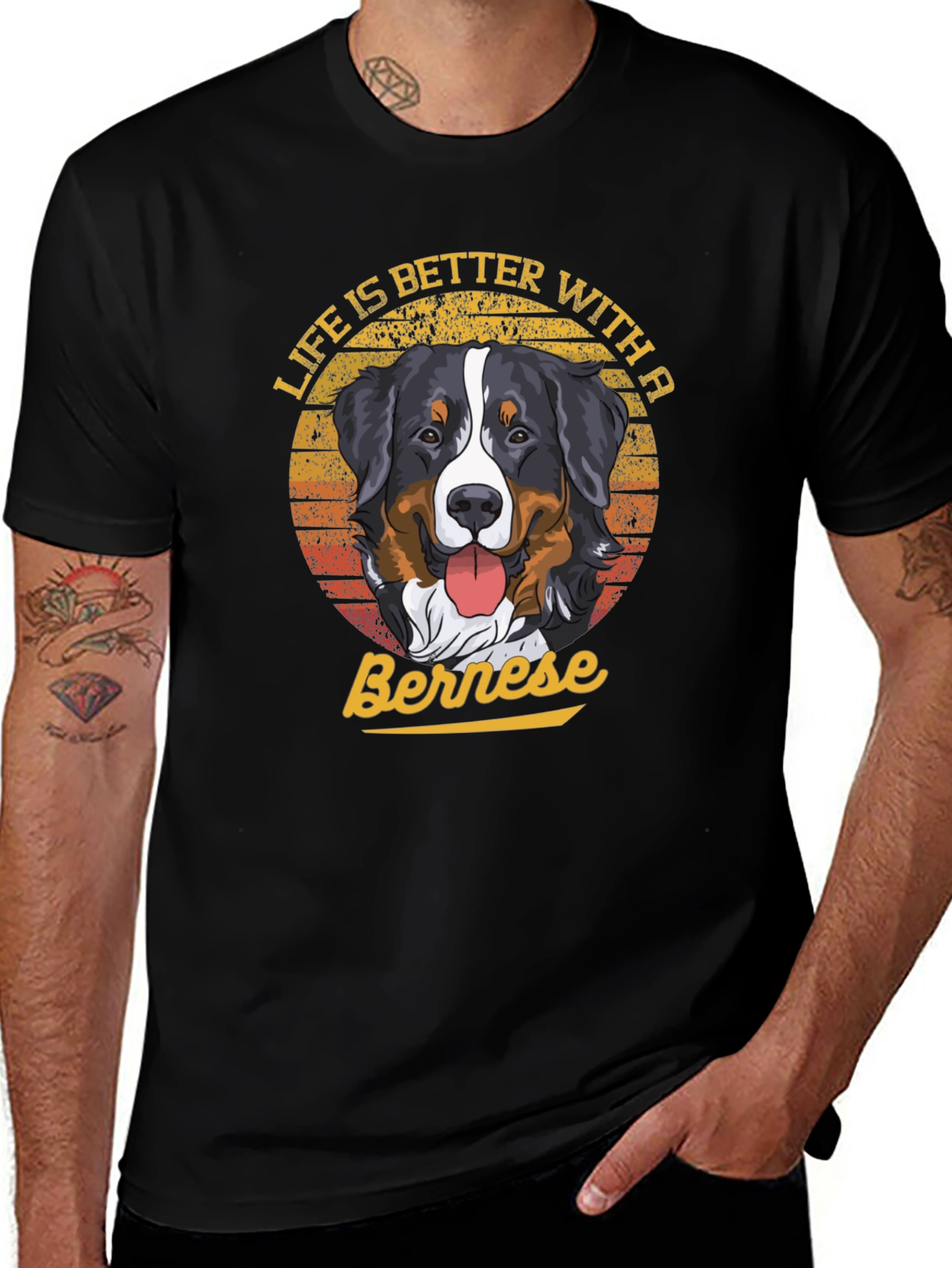 Bernese Mountain Dog Tee - Life Is Better