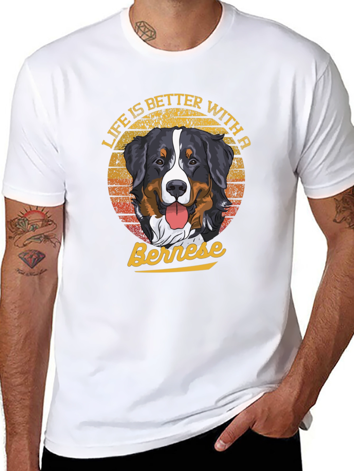 Bernese Mountain Dog Tee - Life Is Better