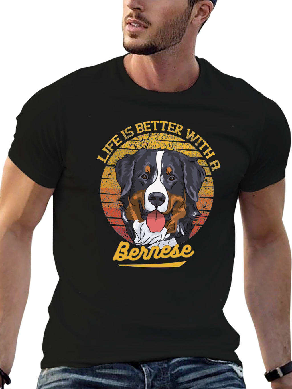 Bernese Mountain Dog Tee - Life Is Better