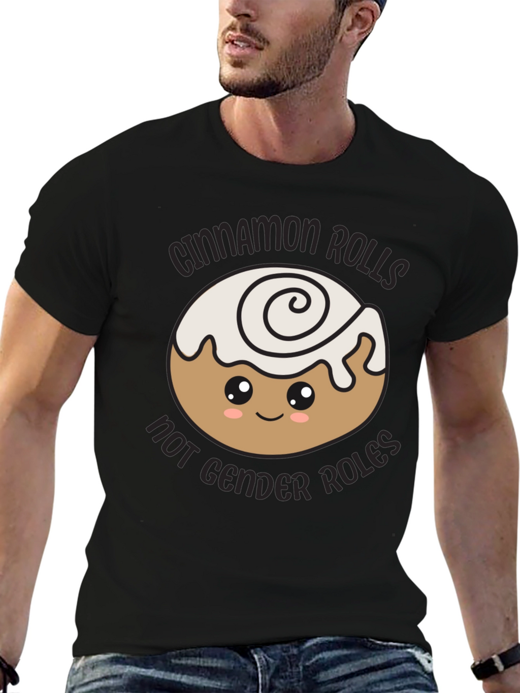 Cinnamon Rolls Not Gender Roles T-Shirt